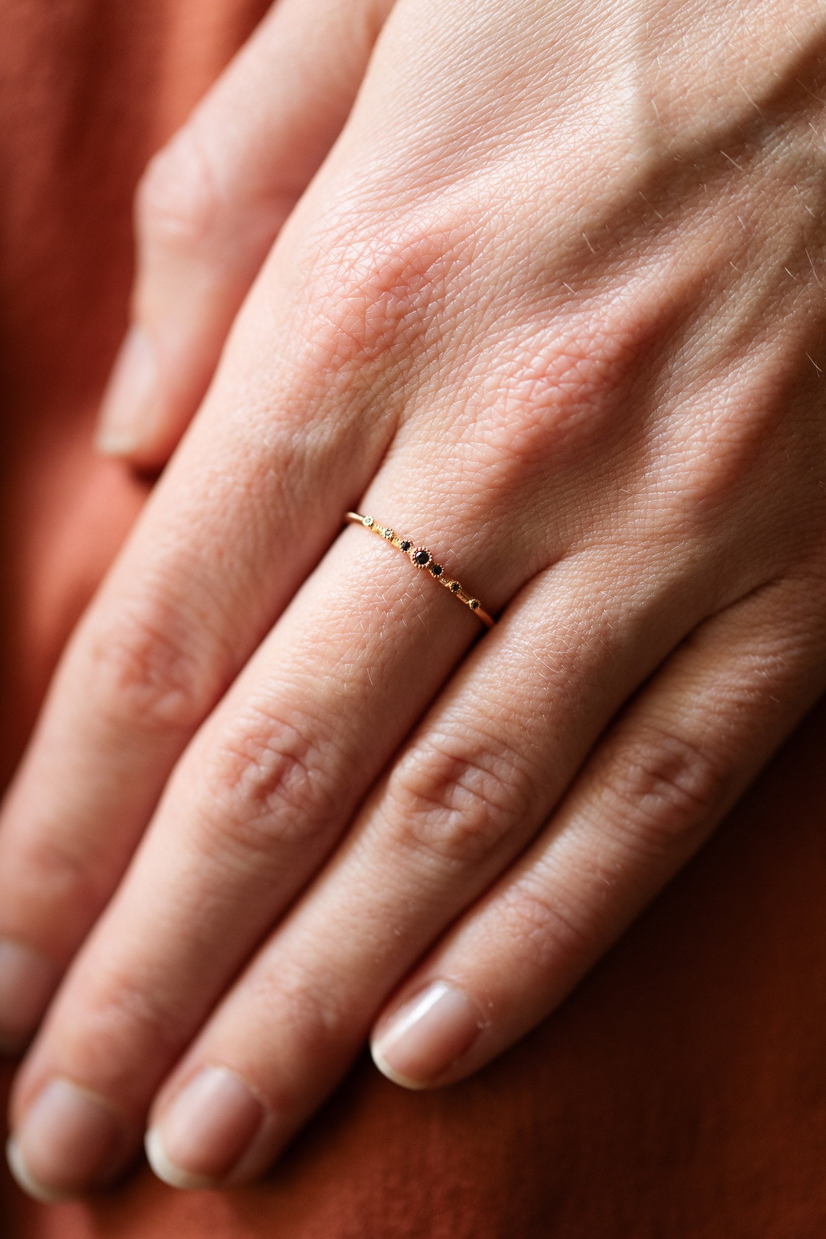 Bague Vega Diamants Noirs