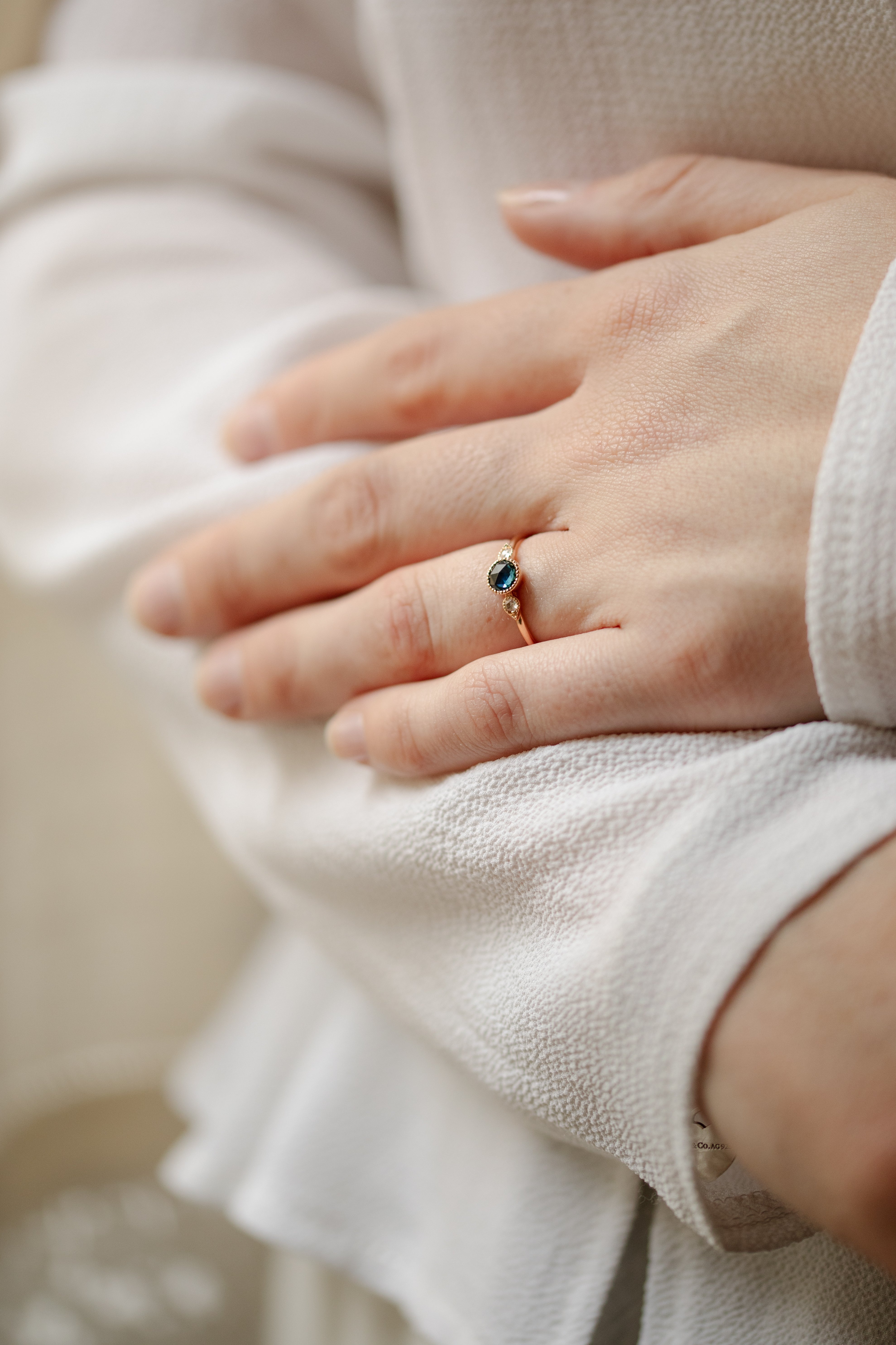 Bague Amour Céleste L Saphir Mermaid Rosecut