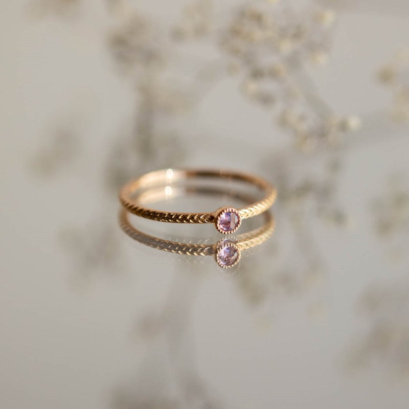 Bague Cybèle S Saphir rose