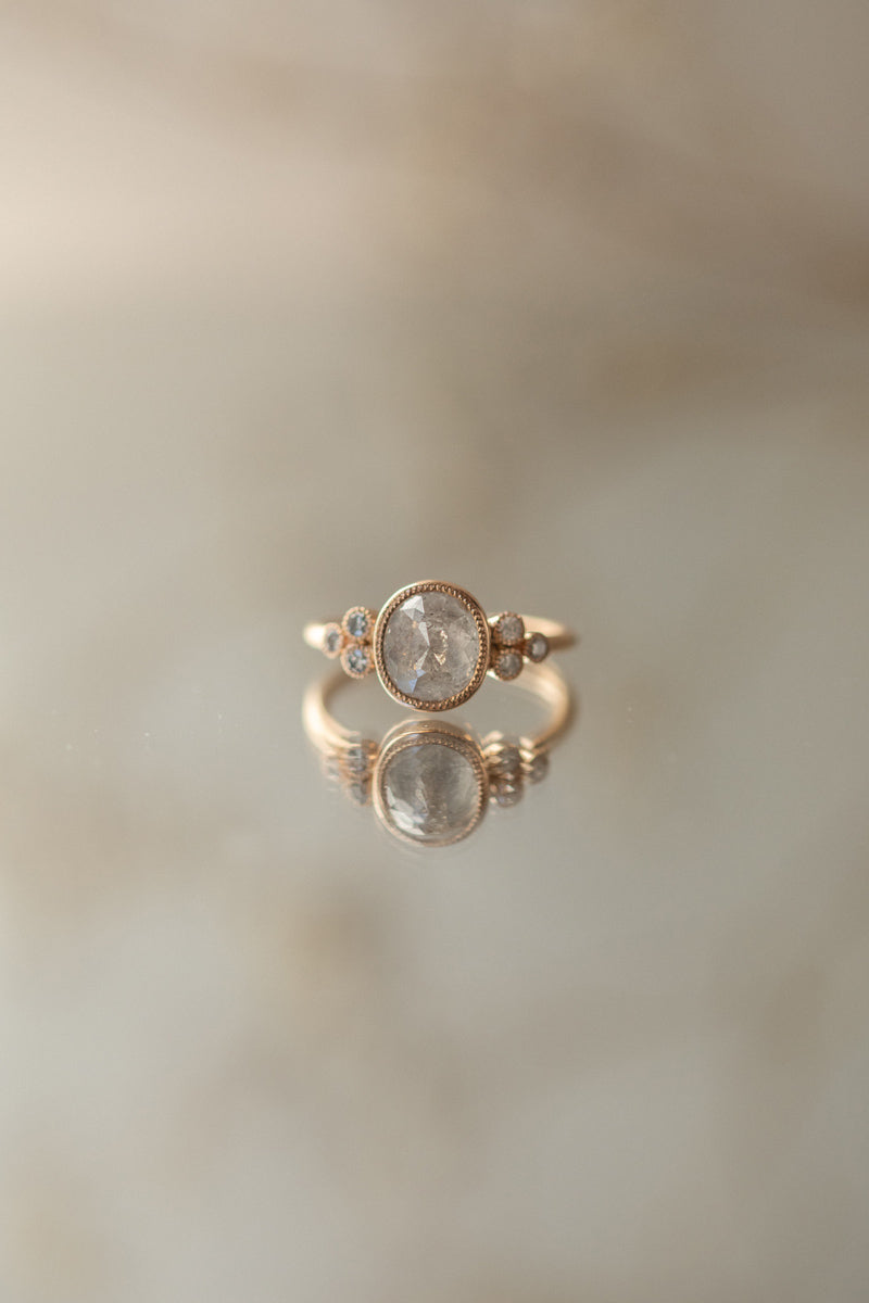 Bague Flora Diamant Icy Ovale Rosecut