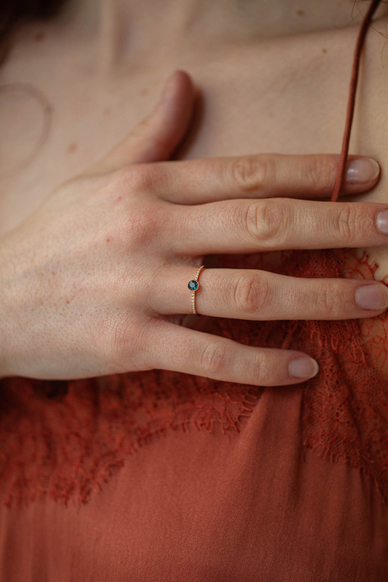 Bague Juliette M Saphir Mermaid Brillant