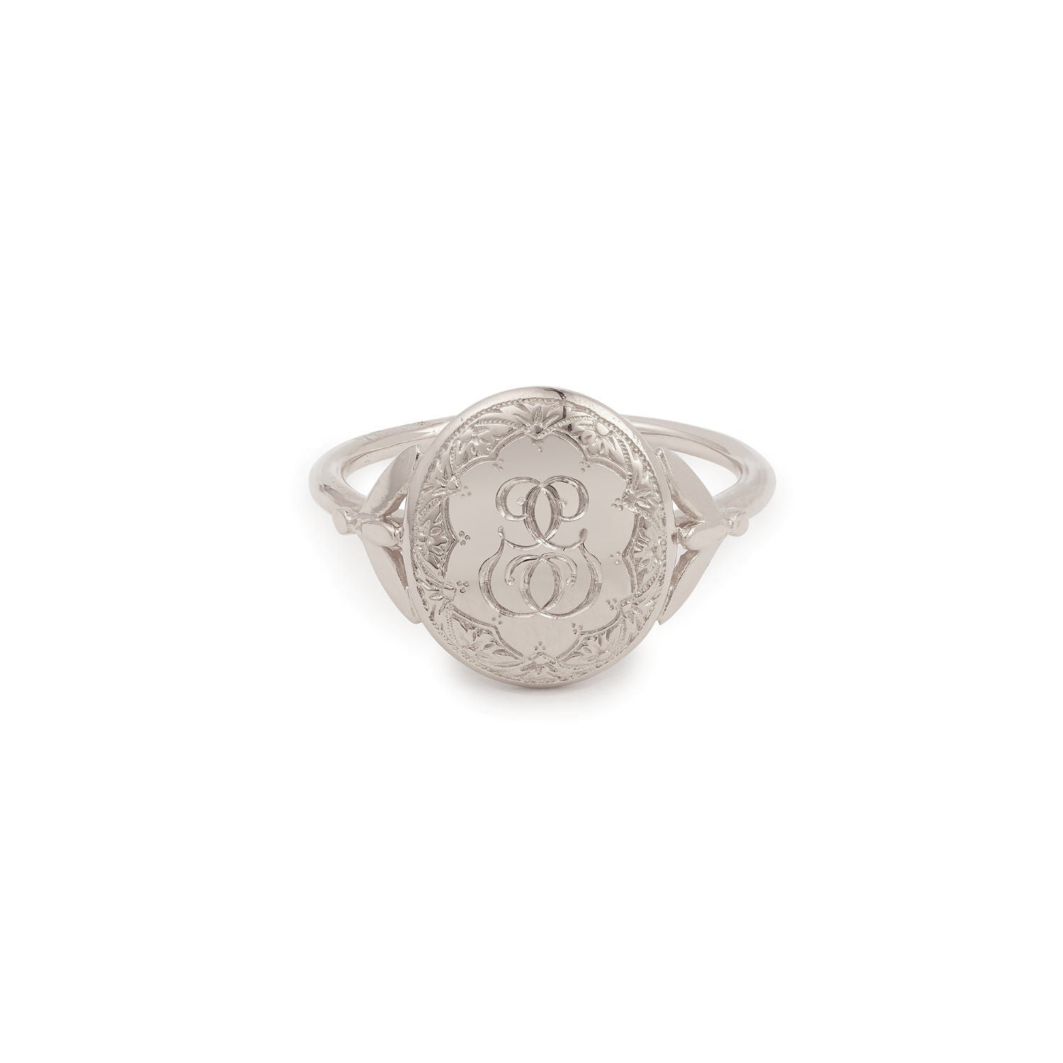 Chevalière Feuillage