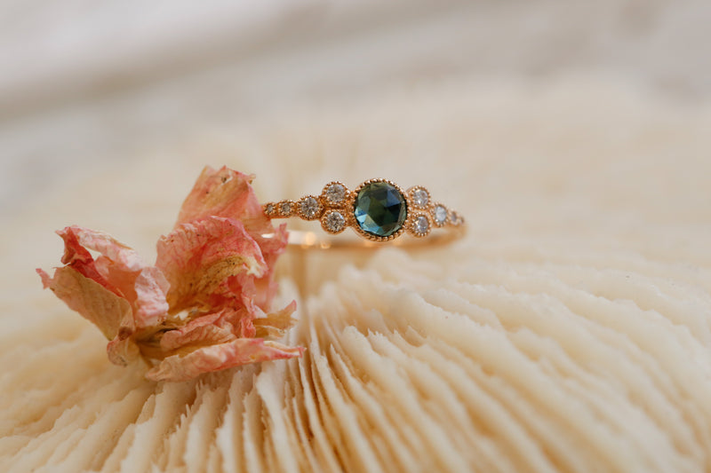 Bague Iris M Saphir mermaid