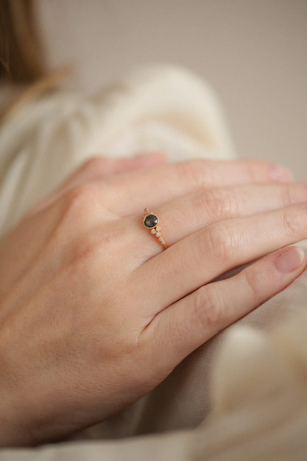 Bague Iris L Saphir mermaid