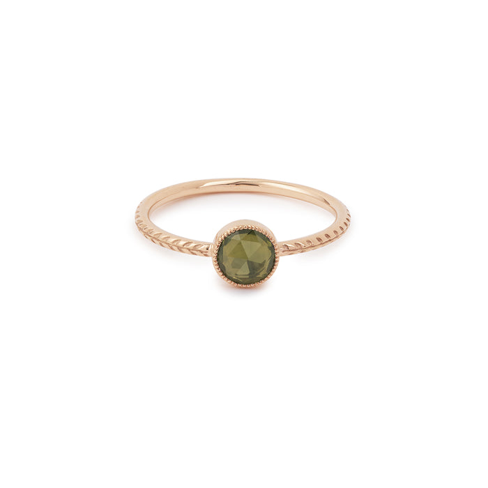 Bague Cybèle L Saphir vert
