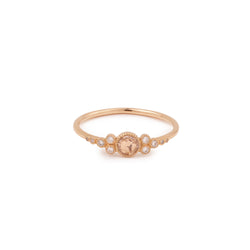 Bague Iris M Saphir blanc