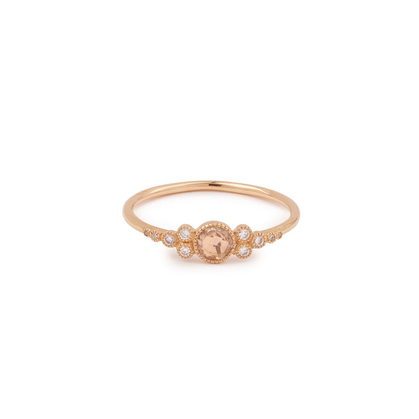 Bague Iris M Saphir blanc