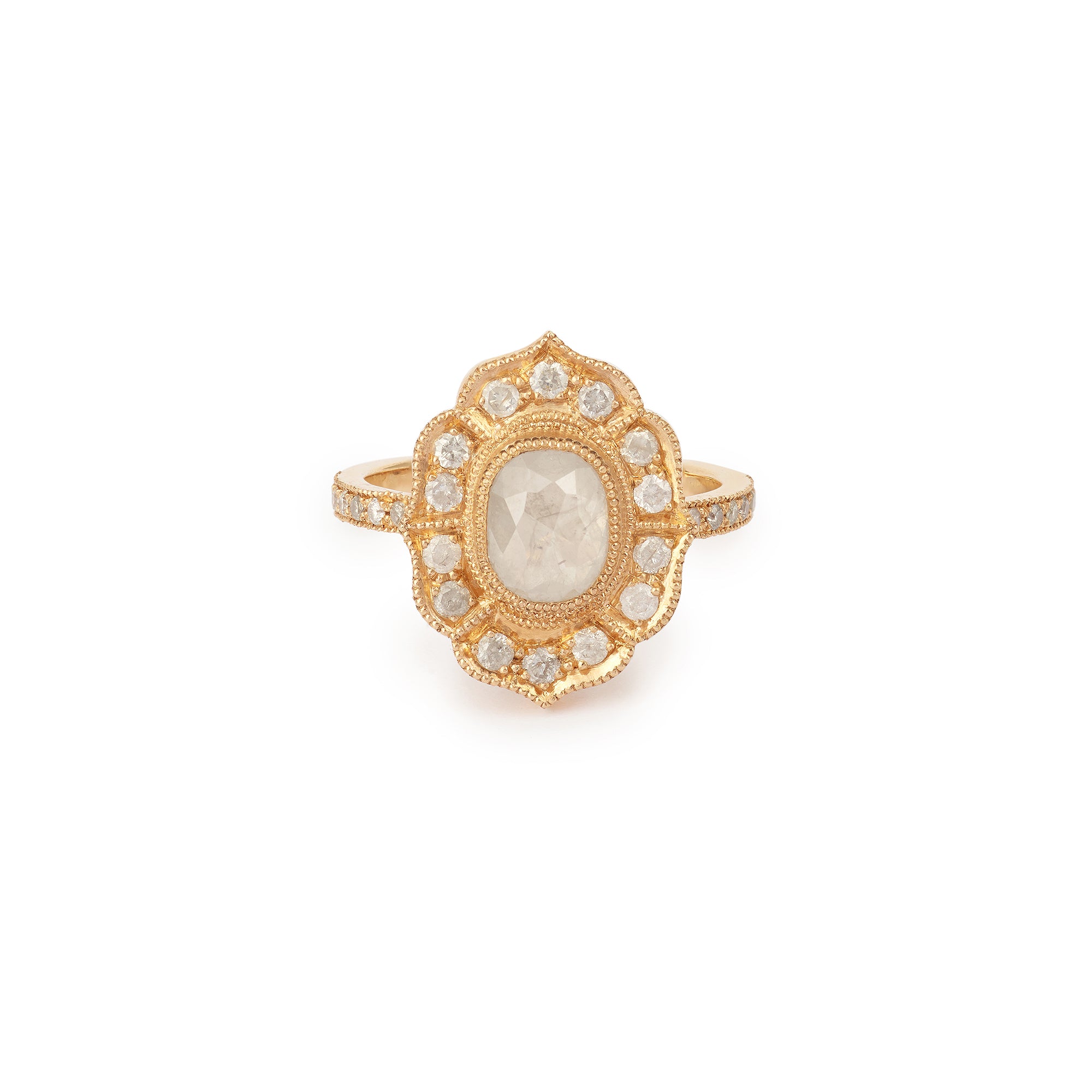 Pièce Unique Arabesque Diamant Icy Ovale Rosecut