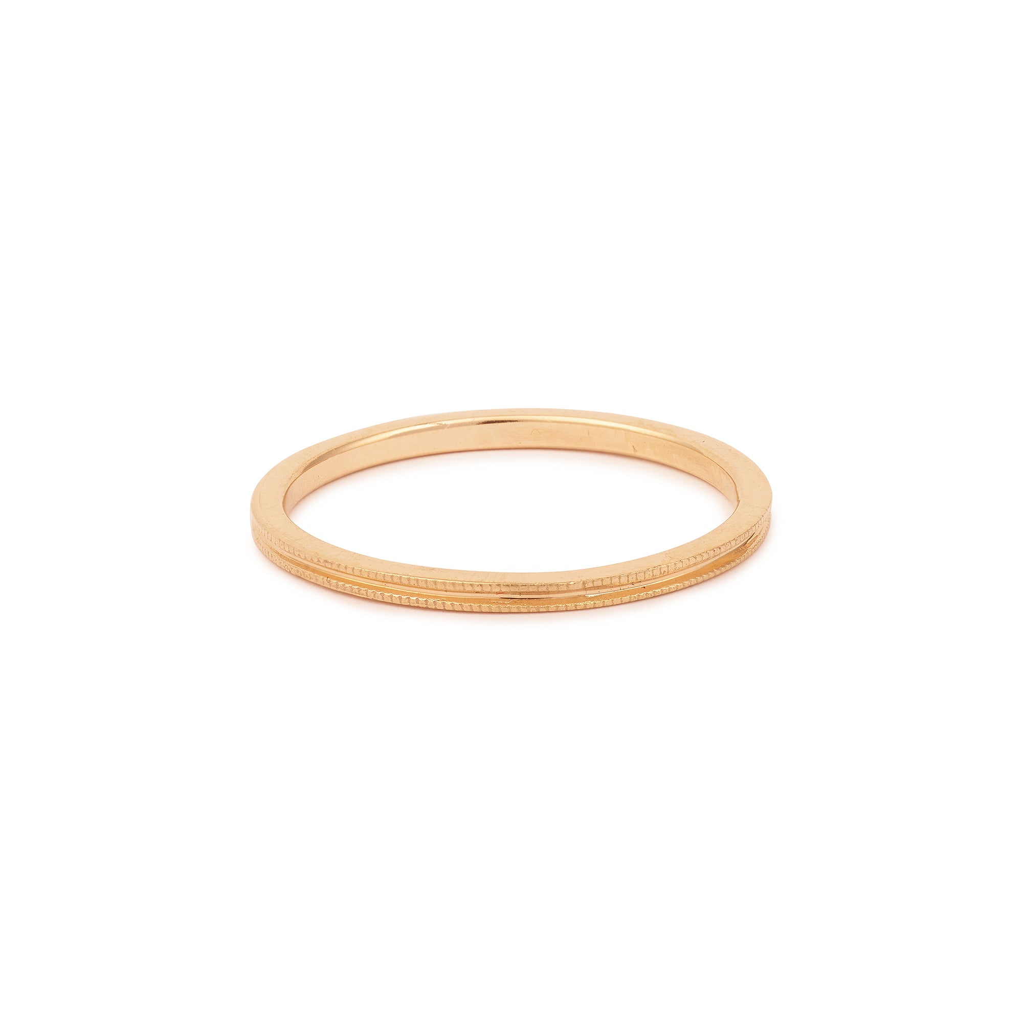 Alliance Double Milgrain Carrée 1,5 mm