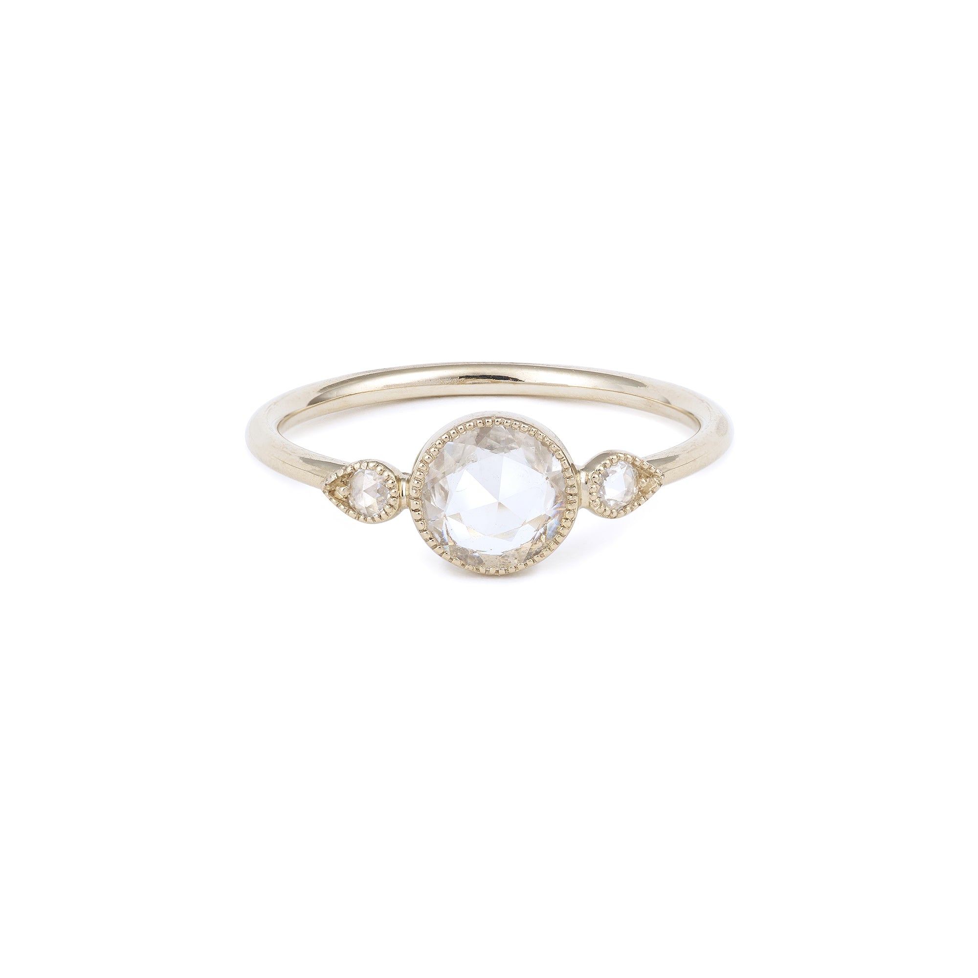 Bague Amour Céleste XL Saphir Blanc