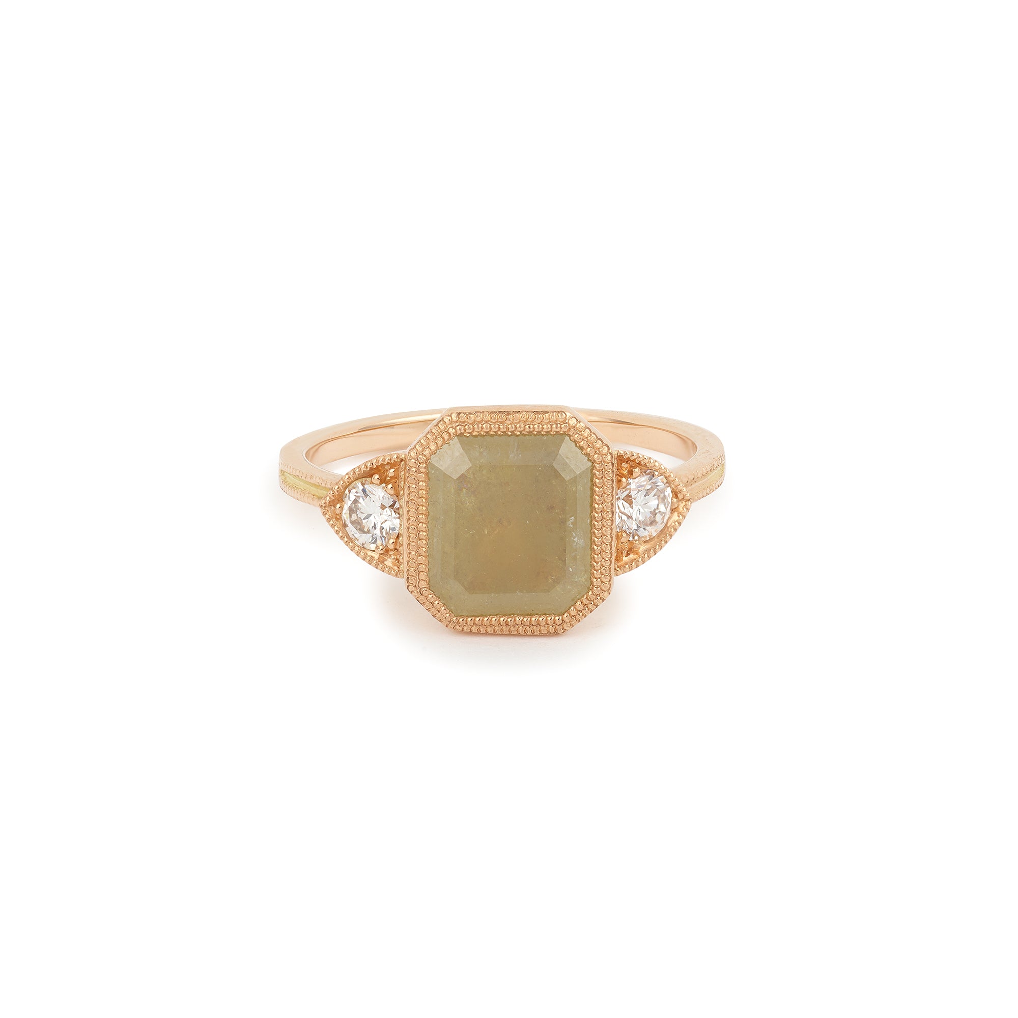 Pièce unique Béatrice diamant jaune