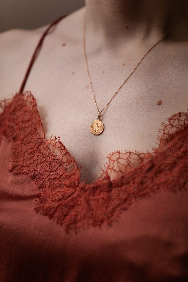 Médaille Faon petit modèle - 1,4cm