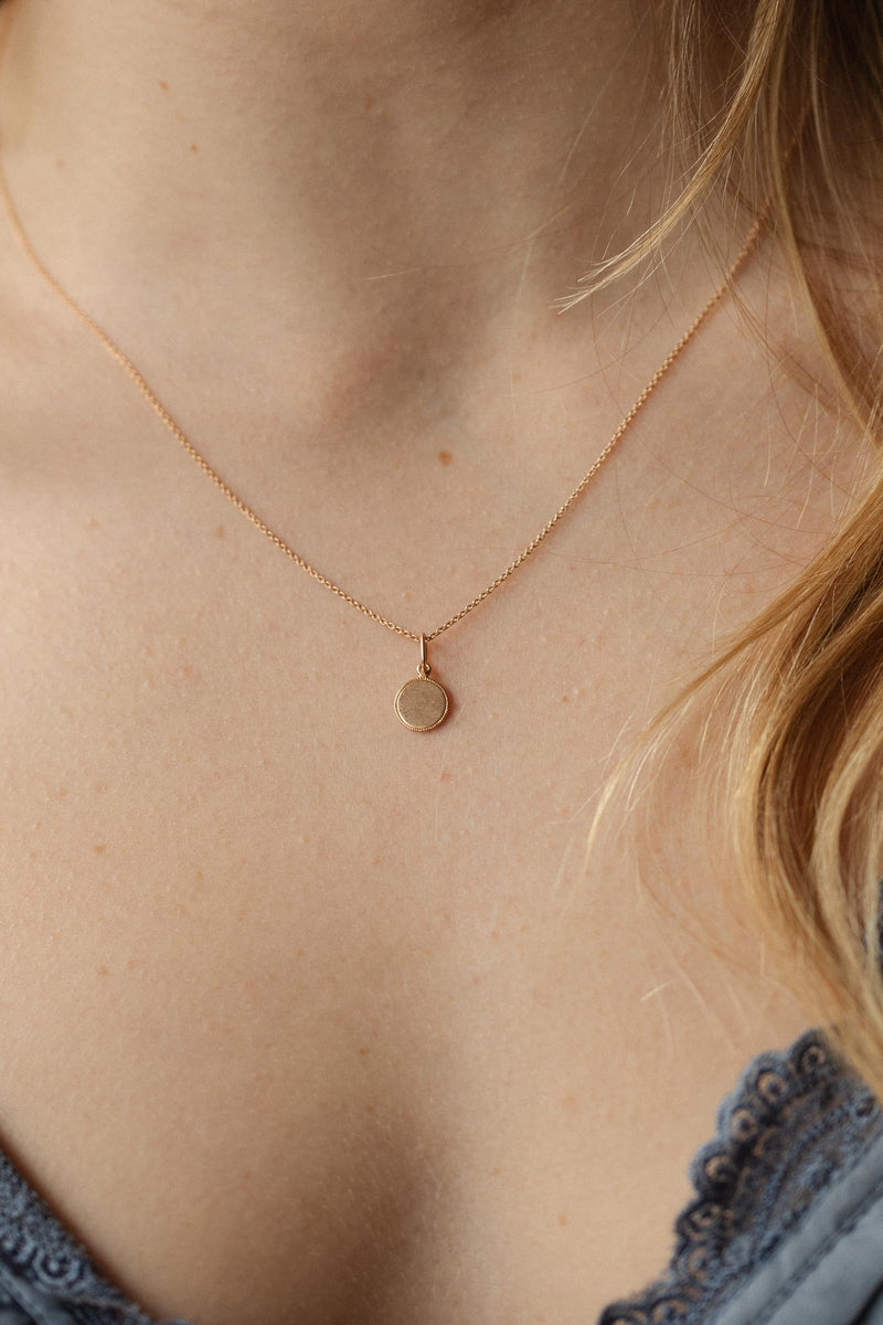 Mini Médaille Milgrain 5 mm