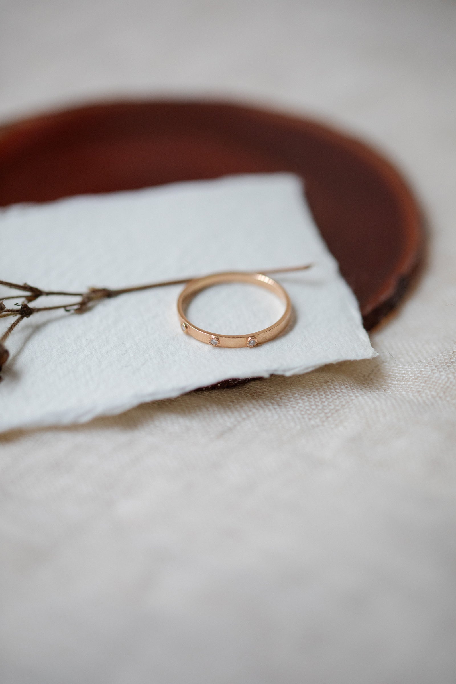 Alliance Aki S Femme diamants blancs