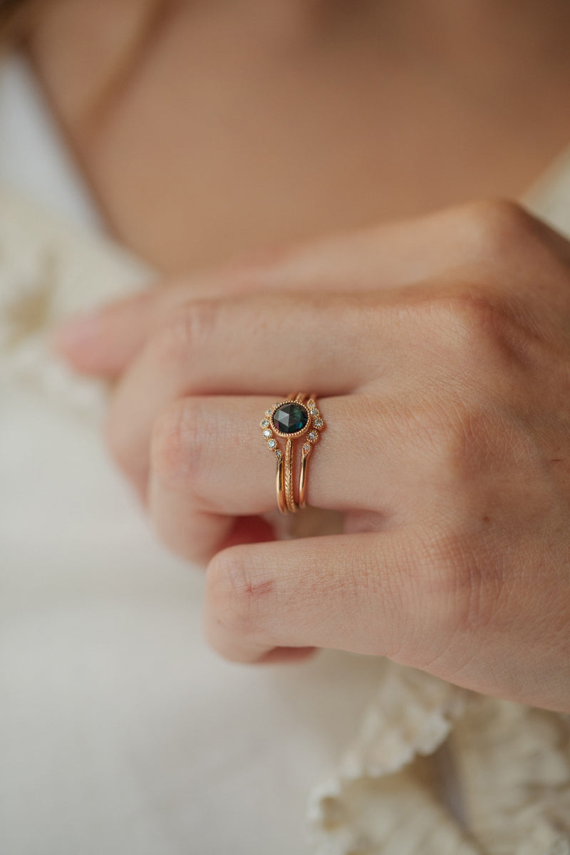 Bague Cybèle XL Saphir Mermaid