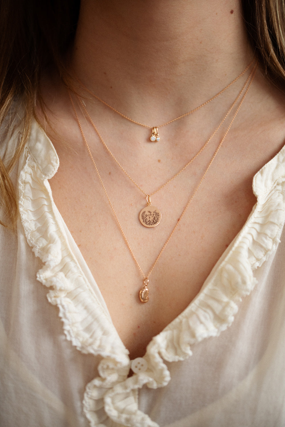 Collier Chaine 9/10ème, 38cm