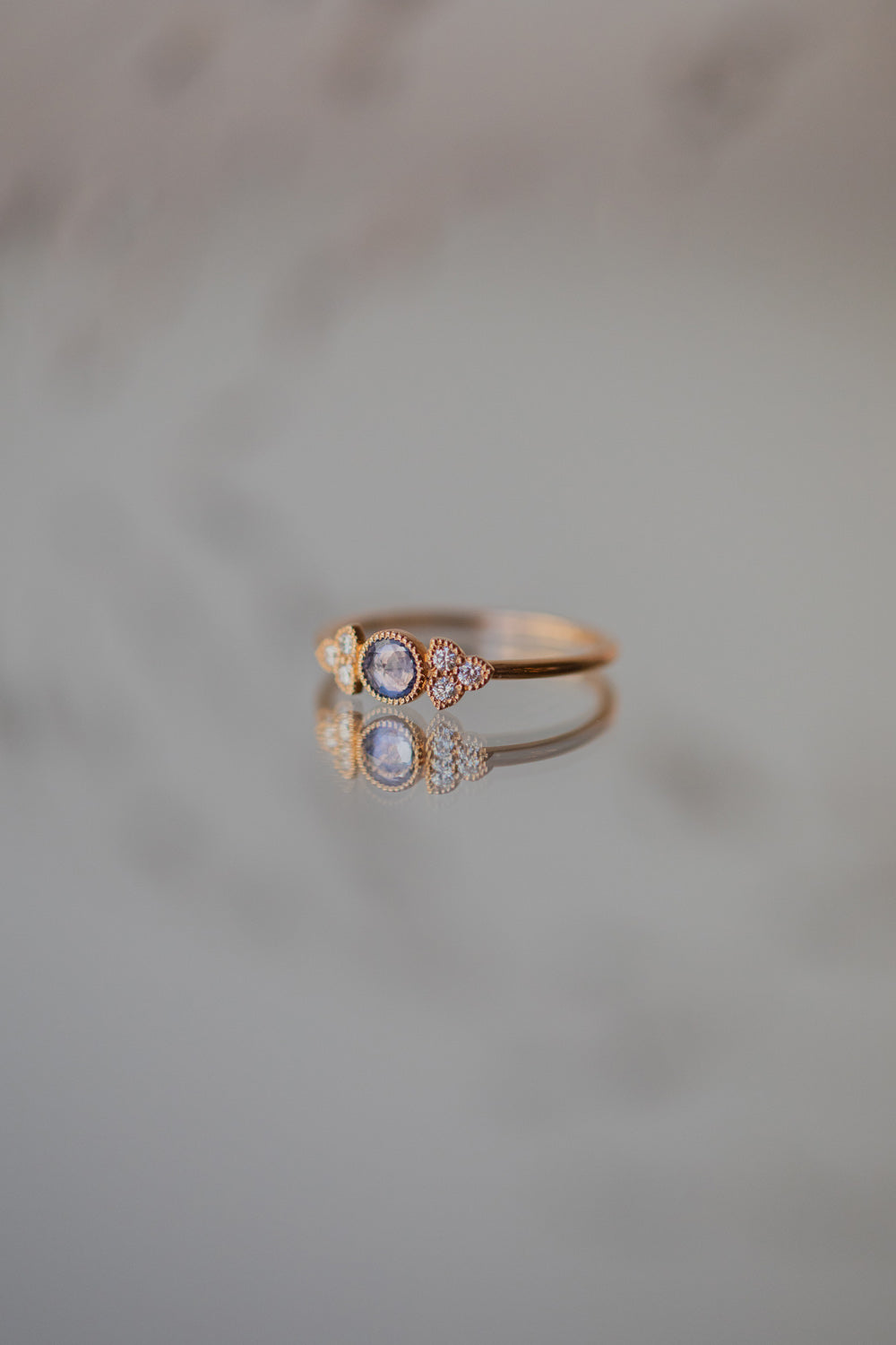 Bague Flora M Saphir bleu