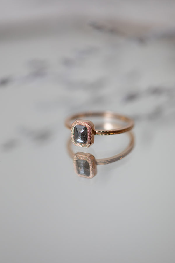 Pièce Unique Solitaire Diamant Salt & Pepper RPC