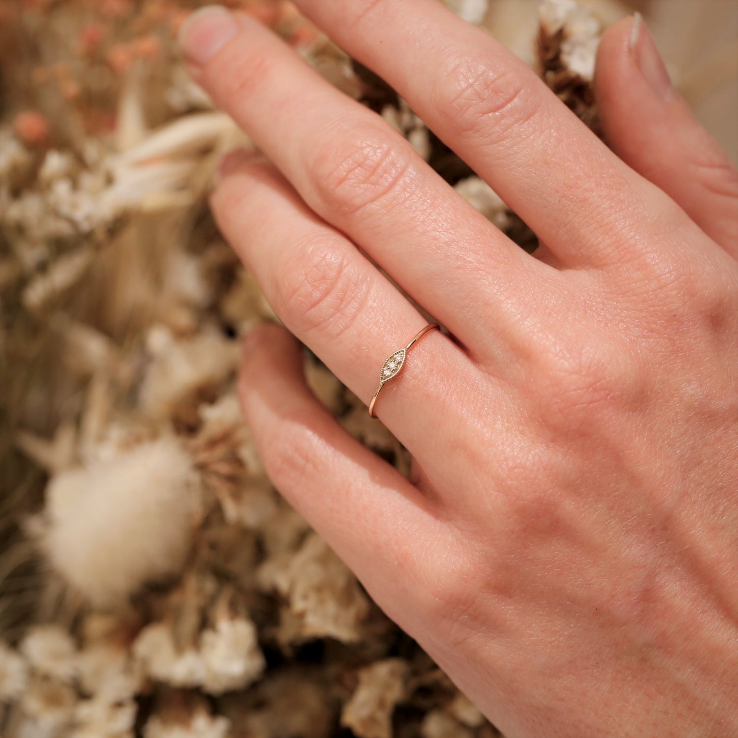 Bague - Bague Allegria Navette, Myrtille Beck, bagues vintage