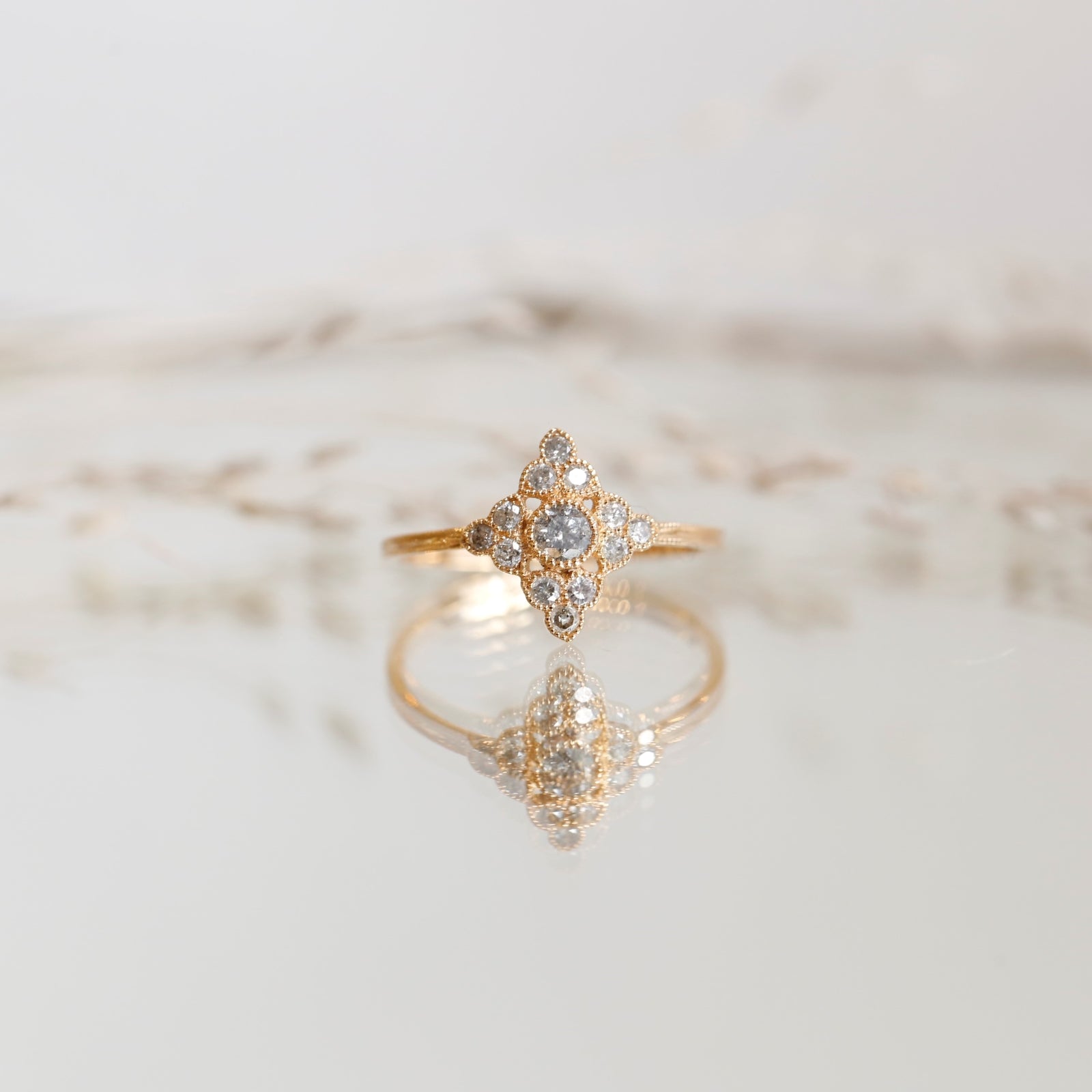 Bague Dentelle Diamants Salt & Pepper