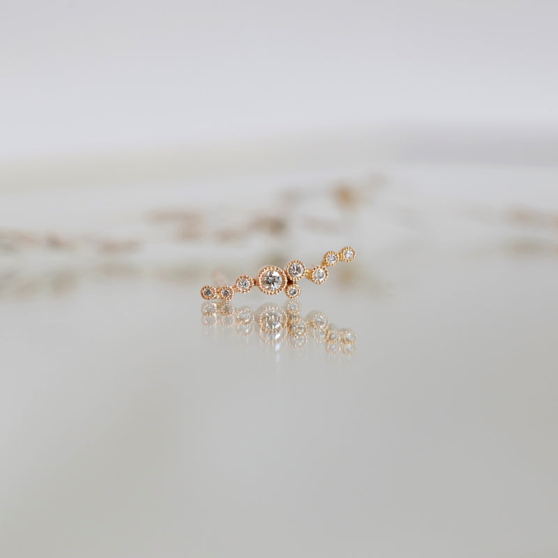 Boucle d'oreille Nébula Diamants droite