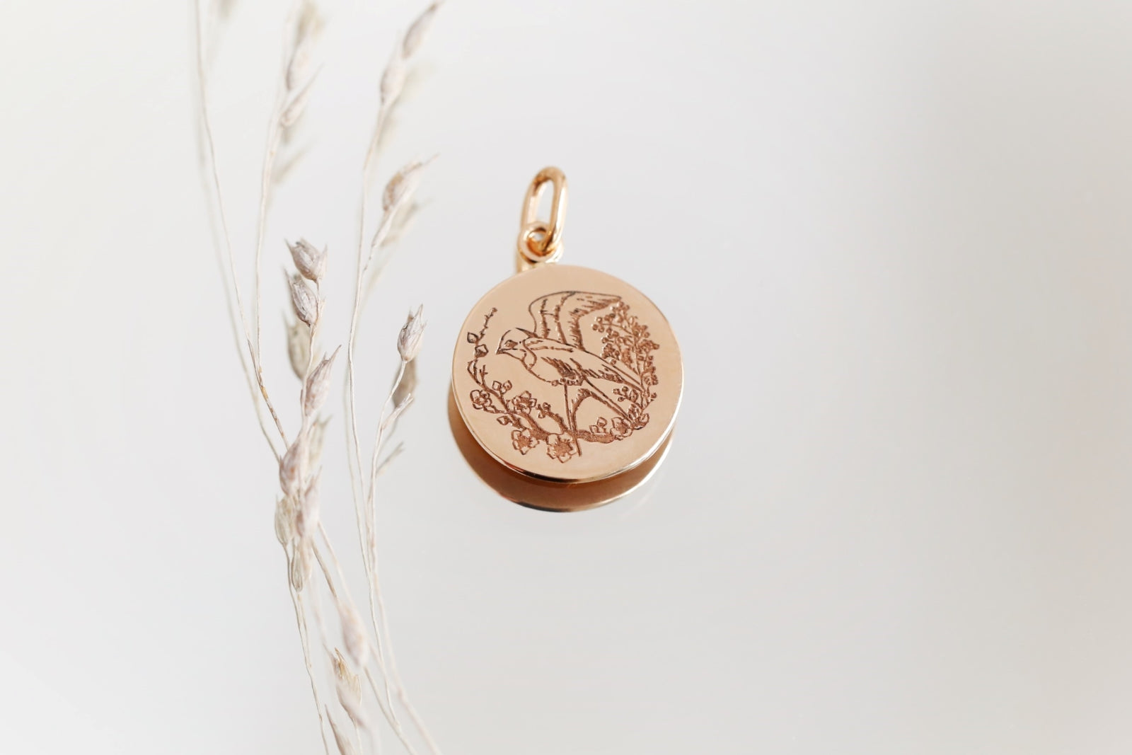 Médaille Hirondelle petit modèle - 1,4cm