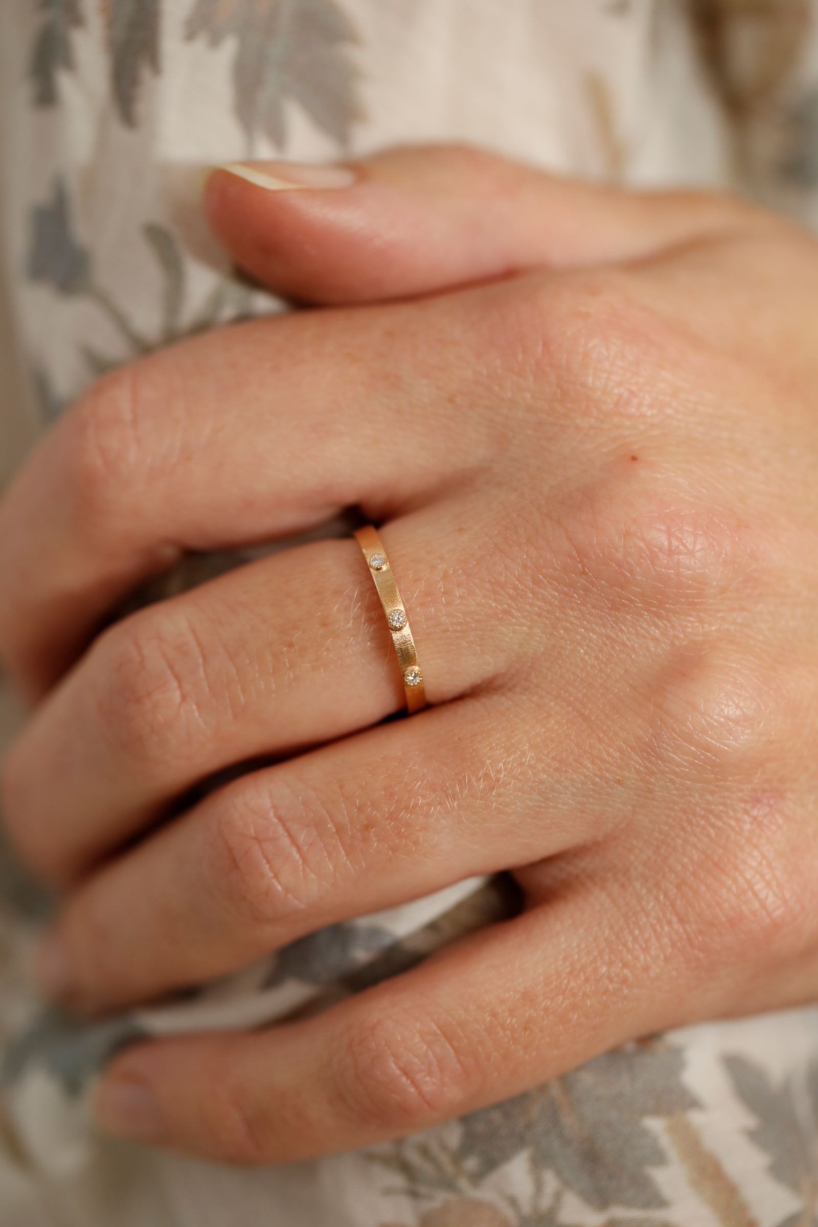 Alliance Aki S Femme diamants blancs