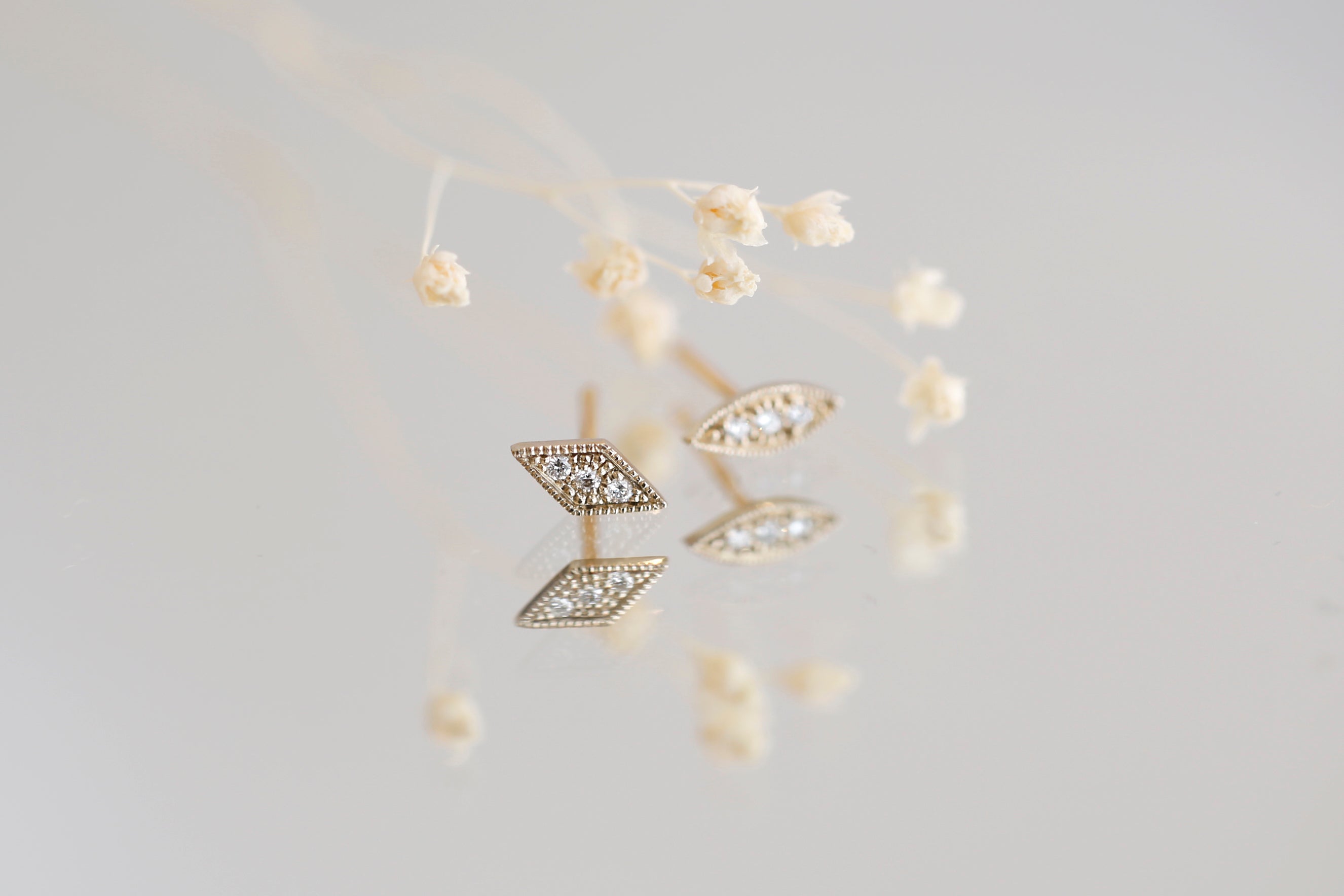 Boucle d'oreille Allegria Losange