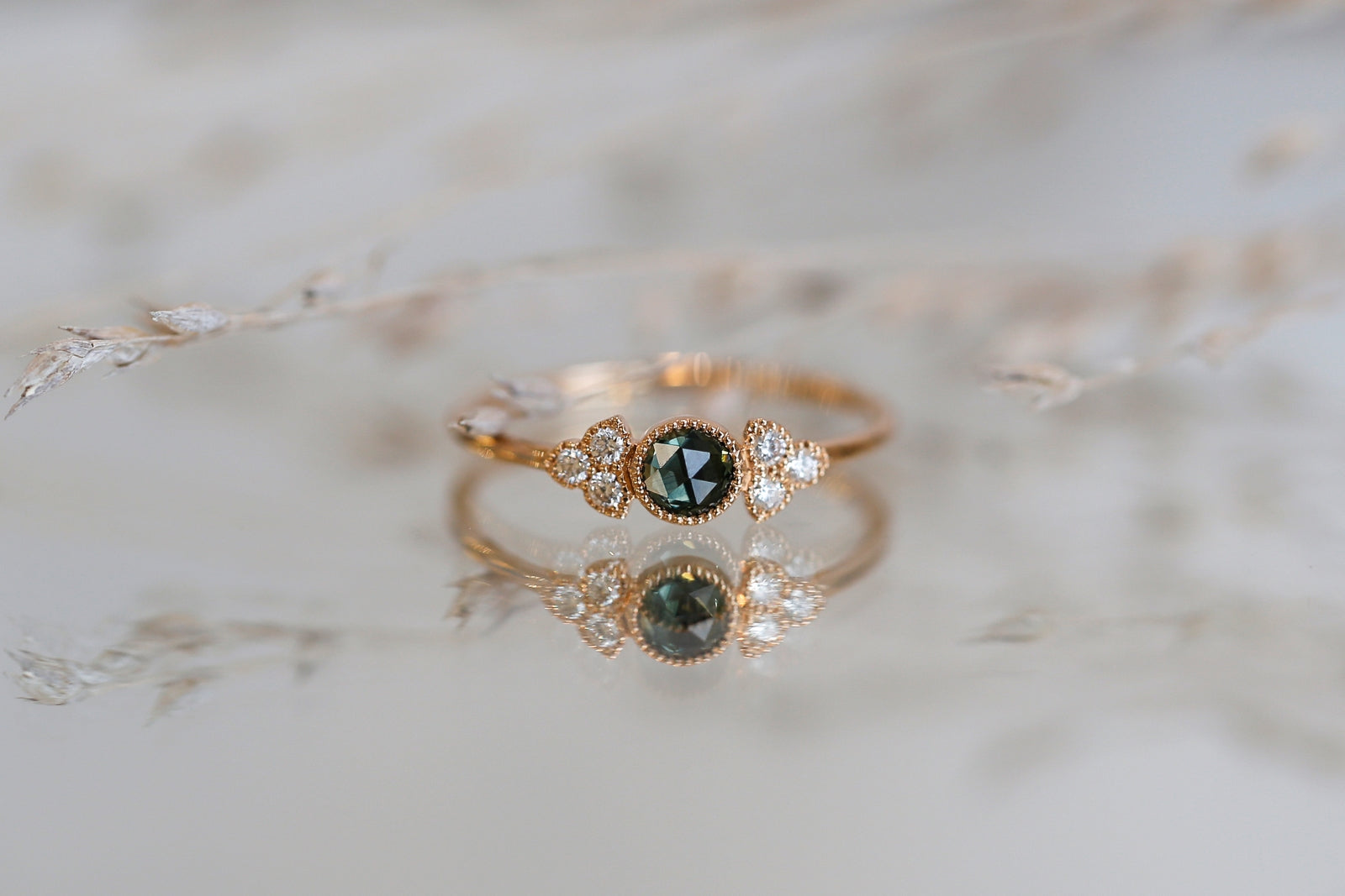 Bague Flora M Saphir mermaid