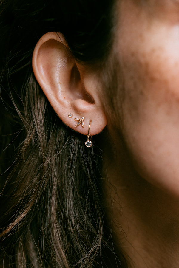 Boucle d'oreille Allegria Feuilles