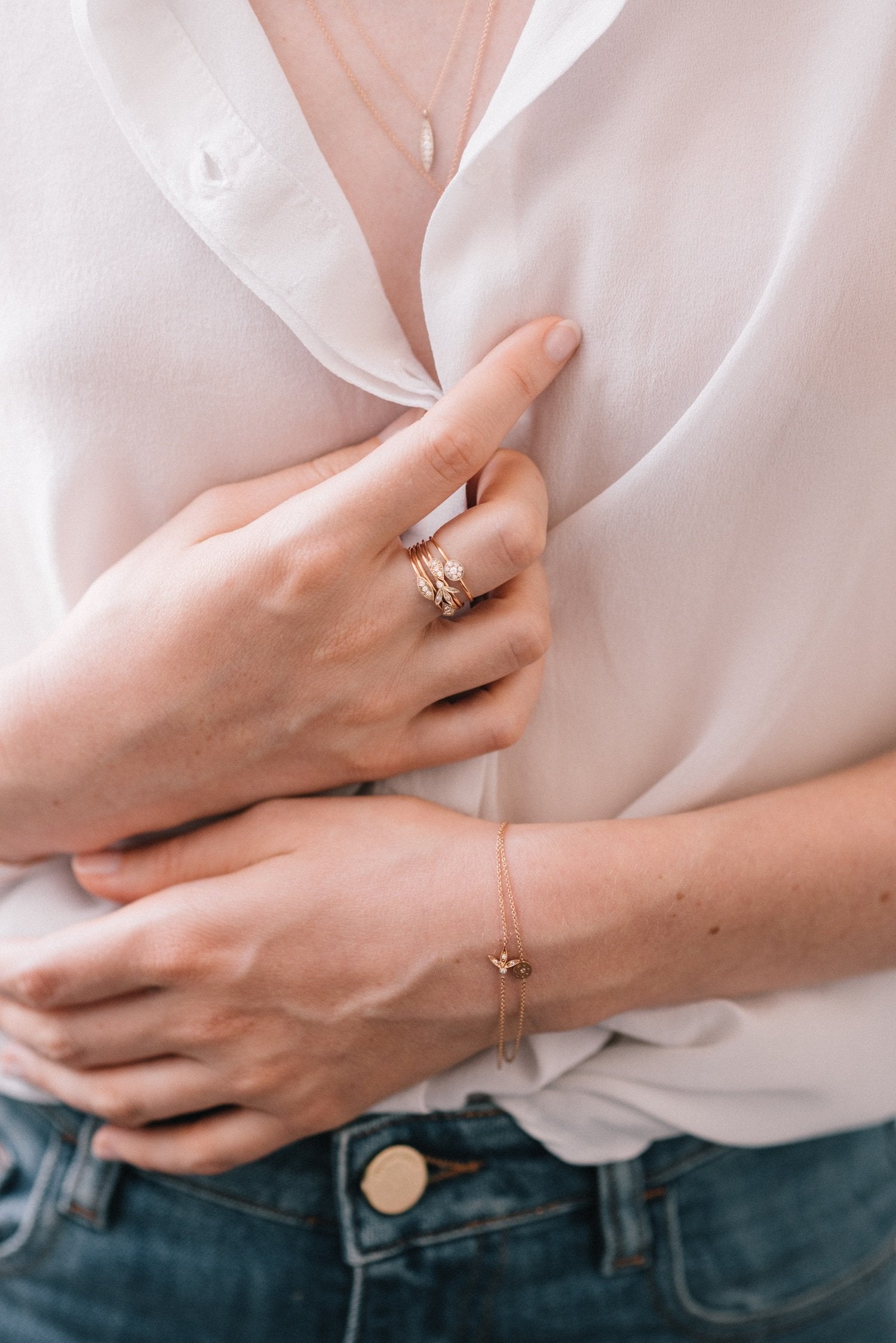 Bague - Bague Allegria Navette, Myrtille Beck, bagues vintage
