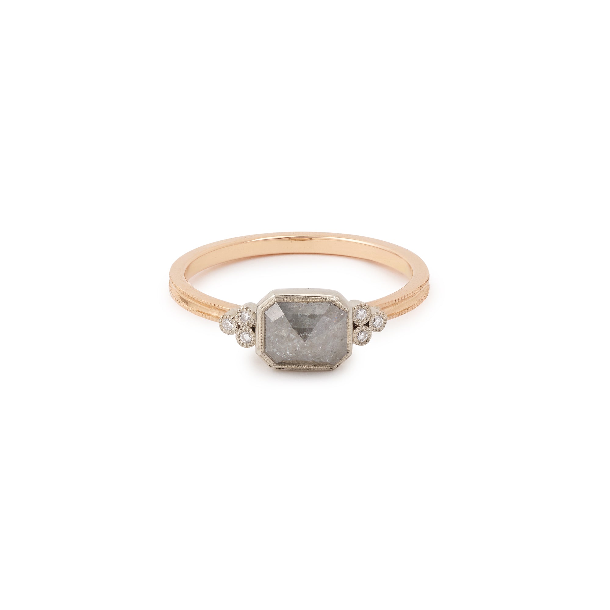 Bague Flora diamant Icy, Pièce Unique N°3/2021