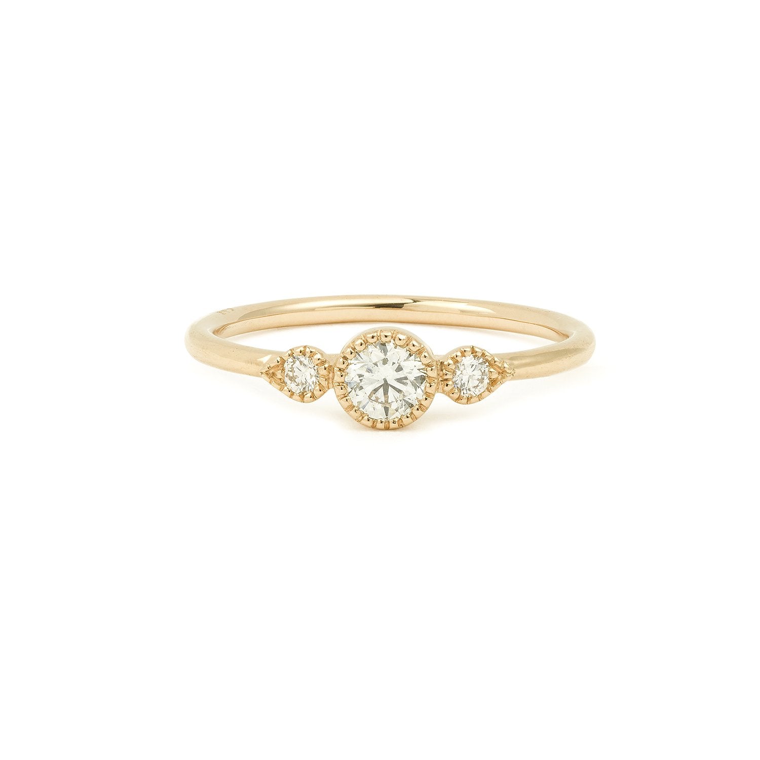 Bague Amour Céleste M diamants brillants Myrtille Beck Paris