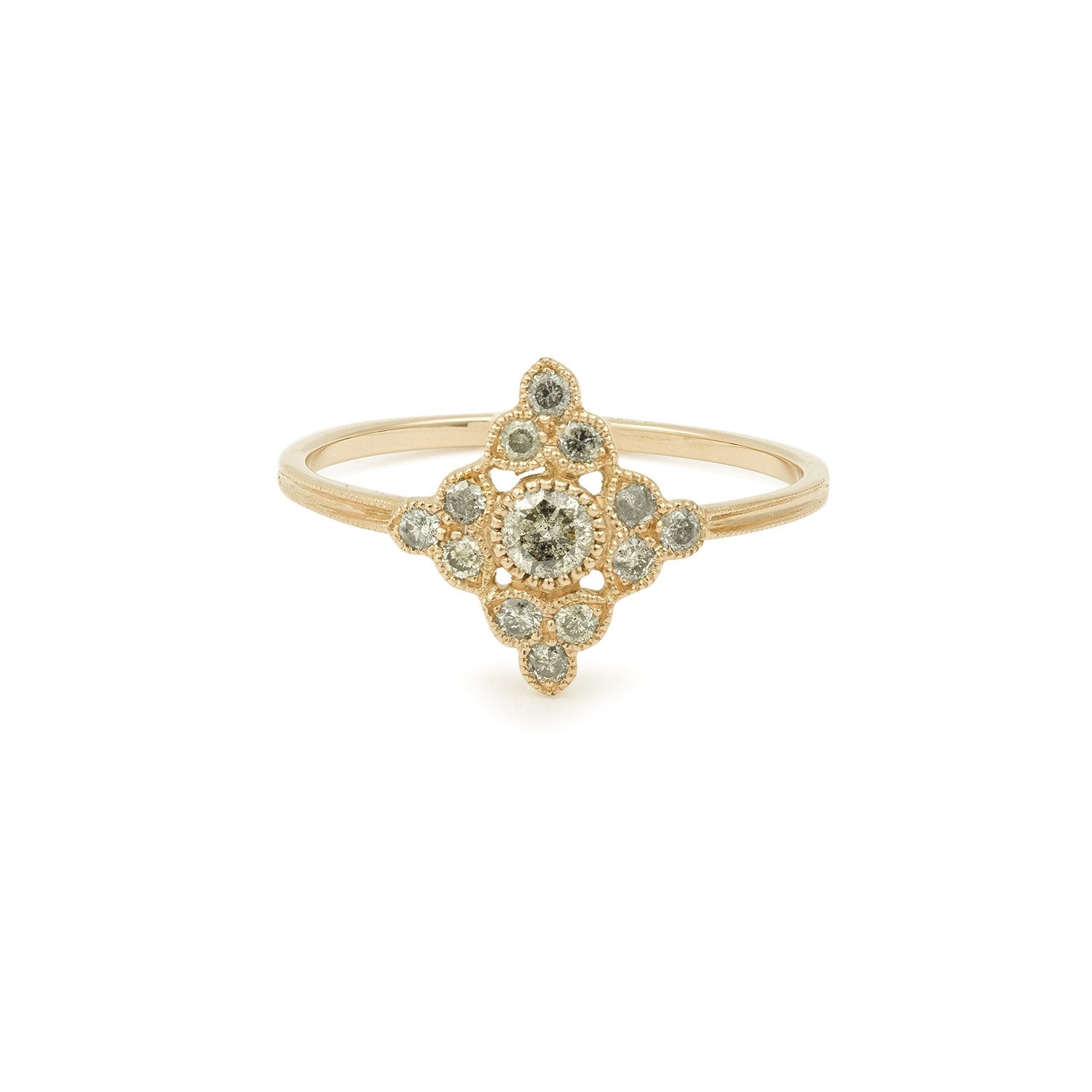 Bague Dentelle Myrtille Beck Paris - Diamants Galaxie