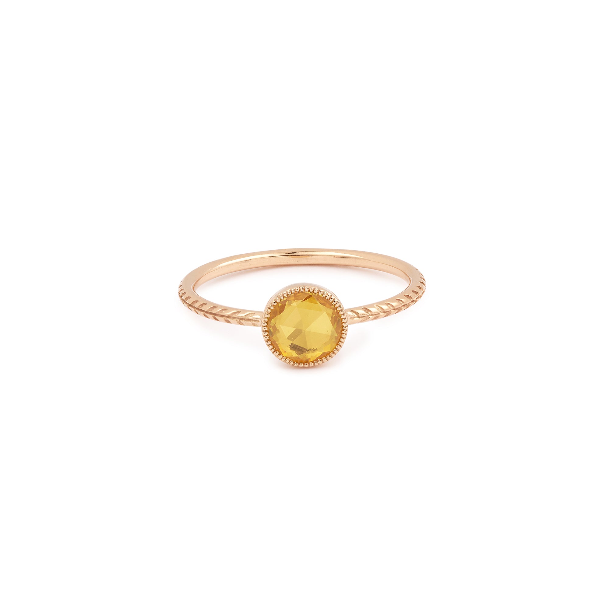 Bague Cybèle XL Saphir jaune