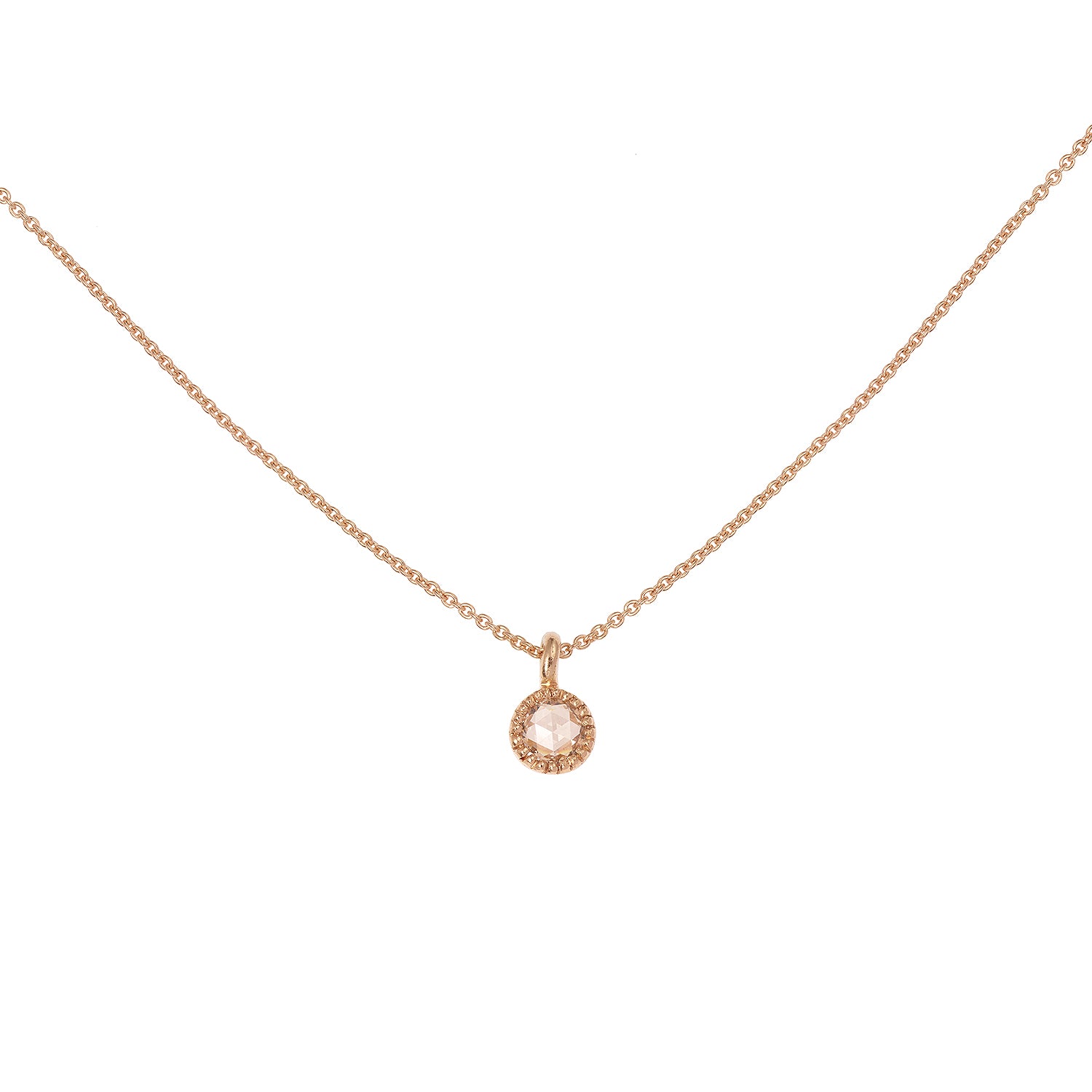 Collier Love M Diamant Champagne