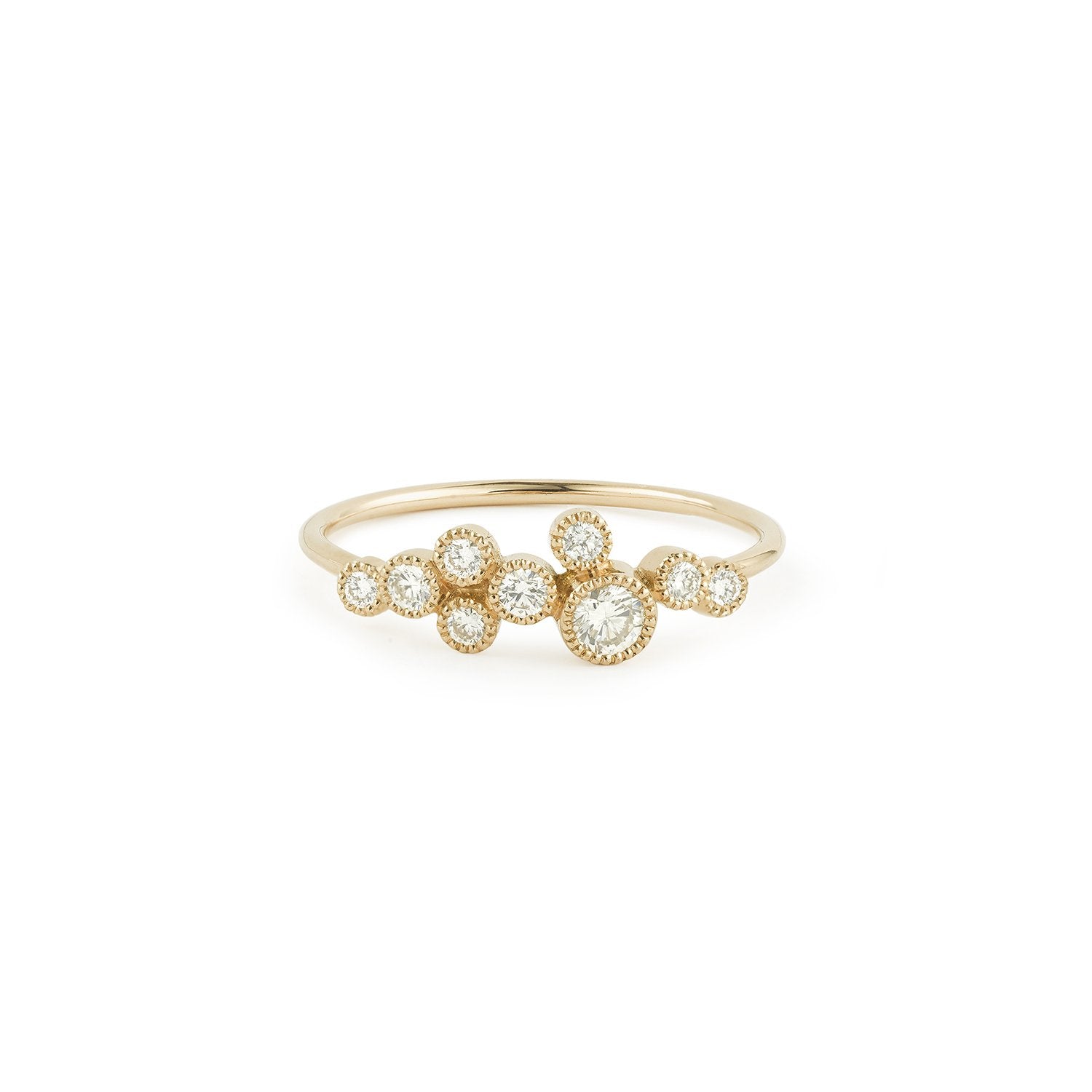 Bague - Bague Cassiopée Diamants - Myrtille Beck , bagues de fiançailles de créateur, Paris, bagues de fiançailles éthiques
