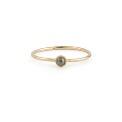 Solitaire Mini Love Ring 27 Diamant nas grey