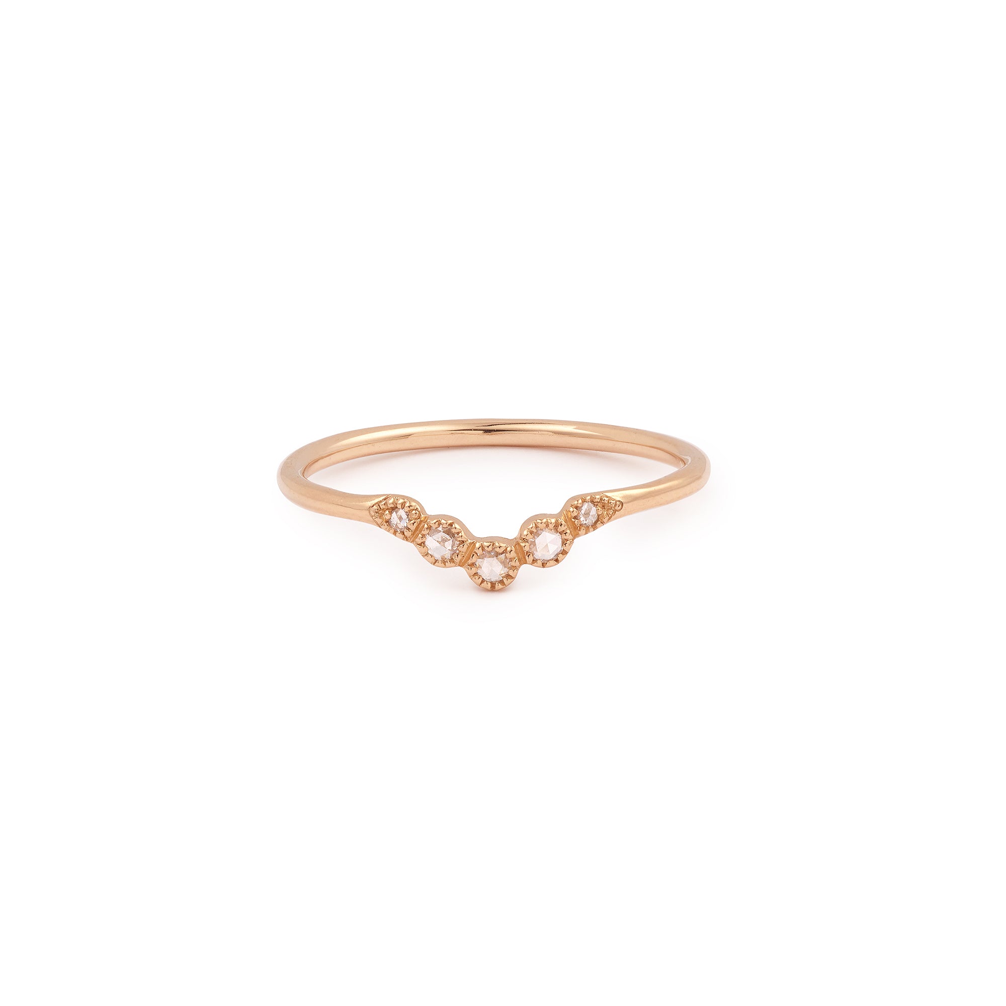 Bague Petit Amour Céleste Curve XL rosecut