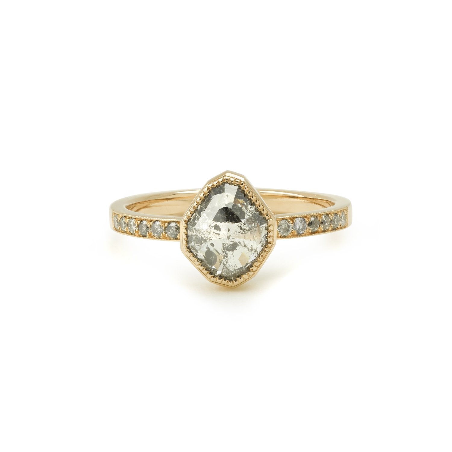 Bague Kite Myrtille Beck, Bague pièce unique, bague de fiançailles unique, bague de créateur paris