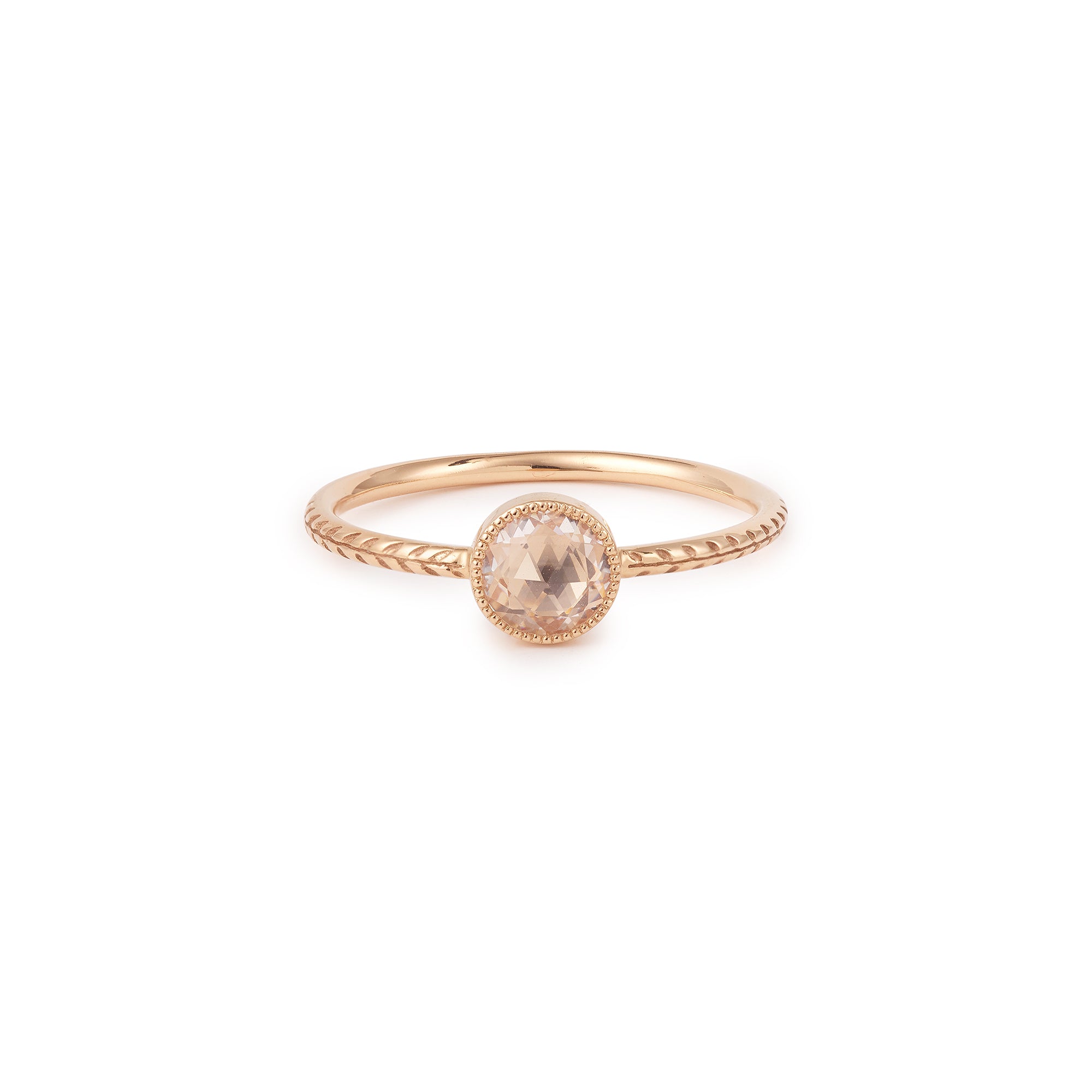 Bague Cybèle L Saphir blanc