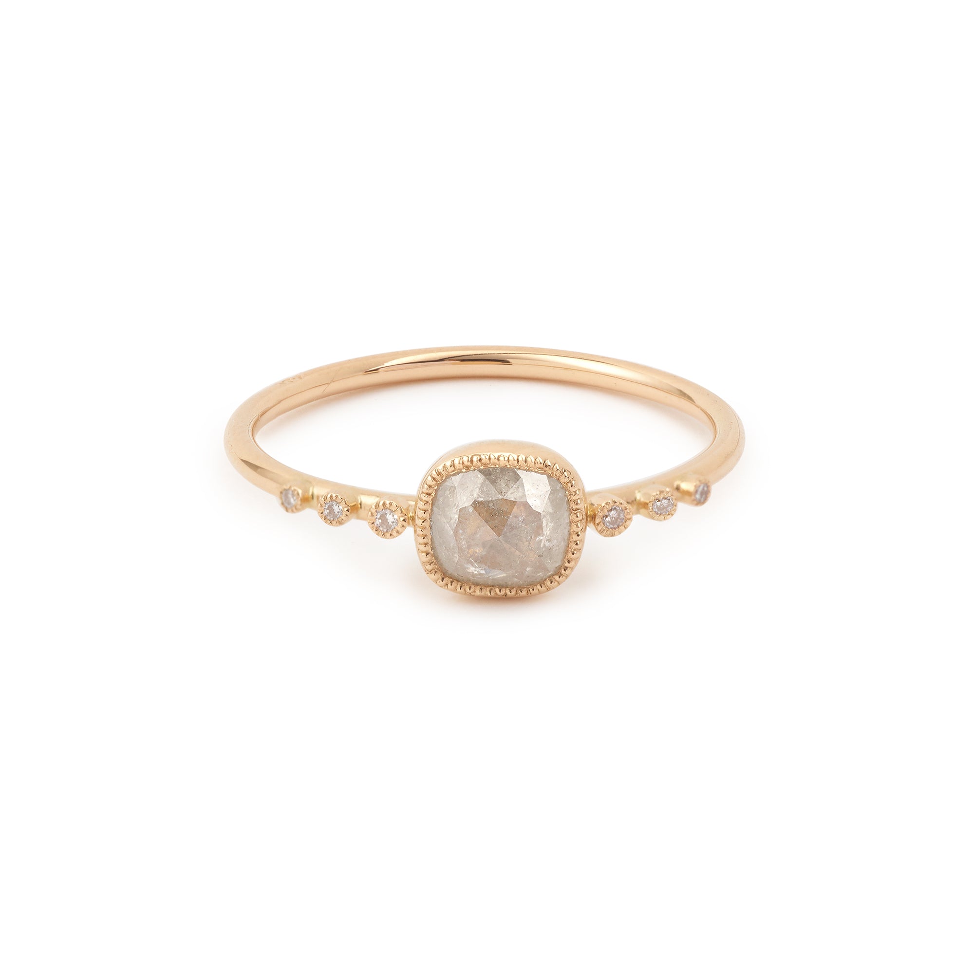 Bague Diamant Icy Coussin, Pièce Unique N°1/2021