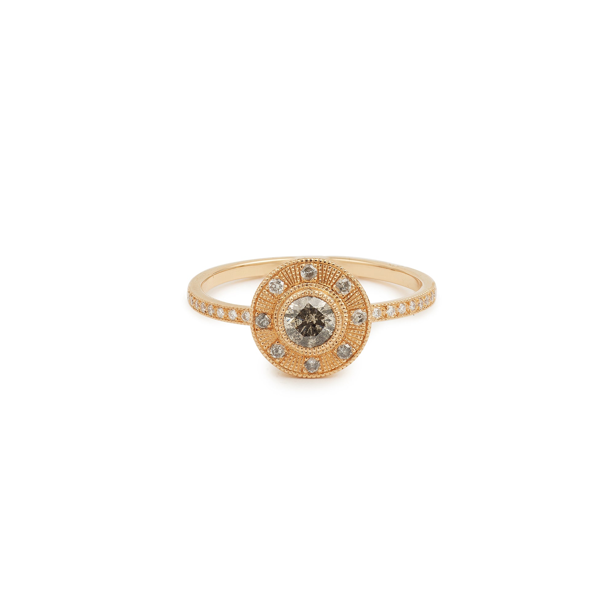 Bague Aphrodite M Diamants Salt & Pepper & blanc