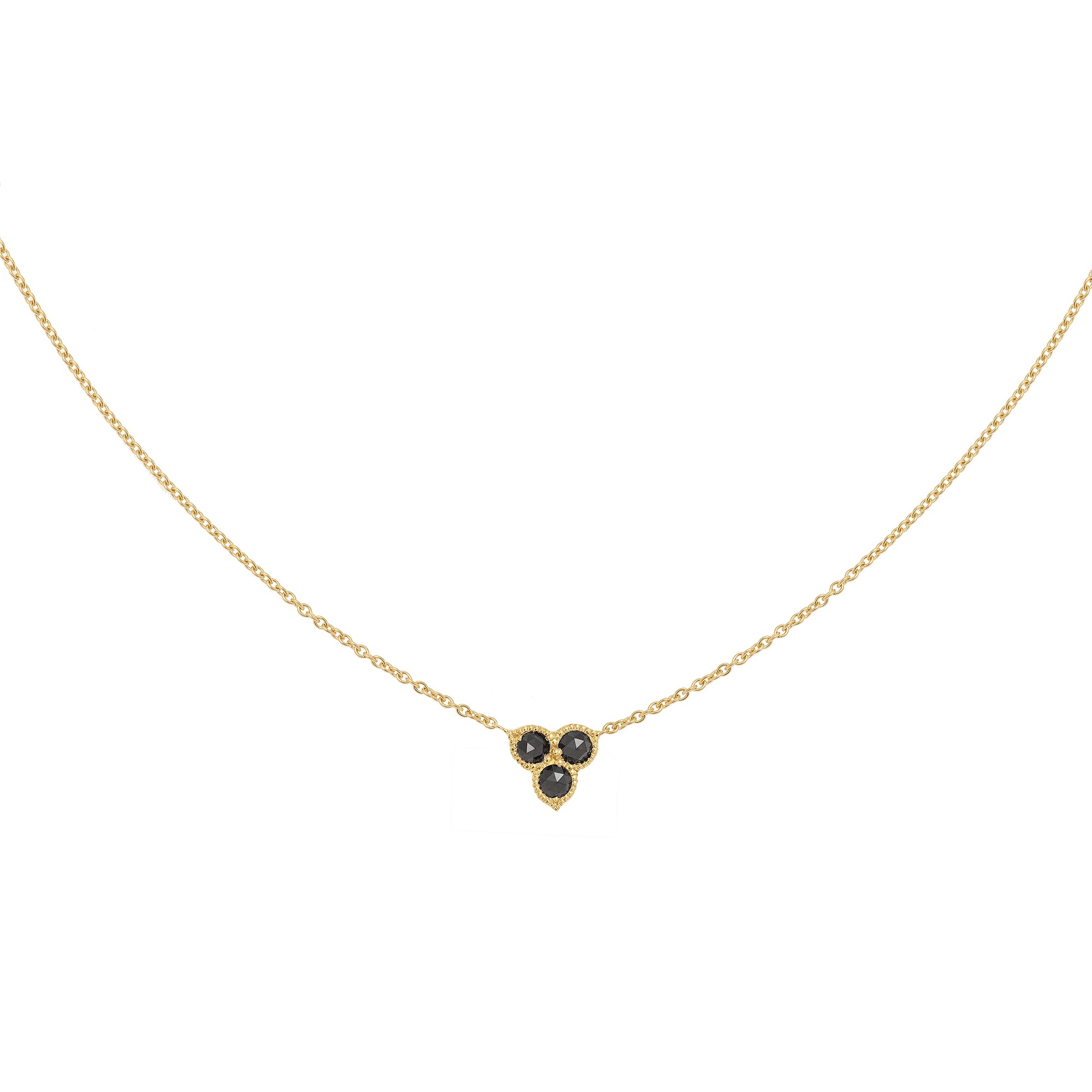 Collier Flora L Diamants noirs