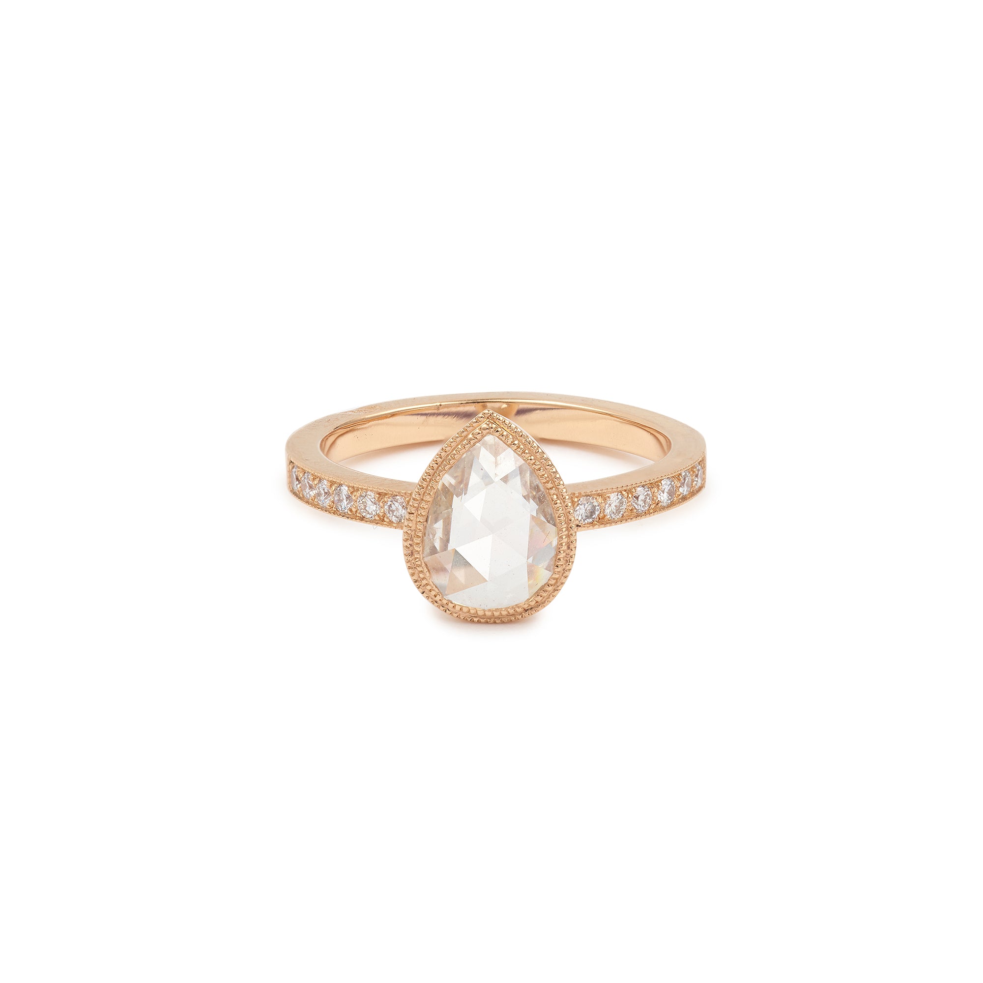 Pièce Unique n°5/2022, Bague Diamant poire