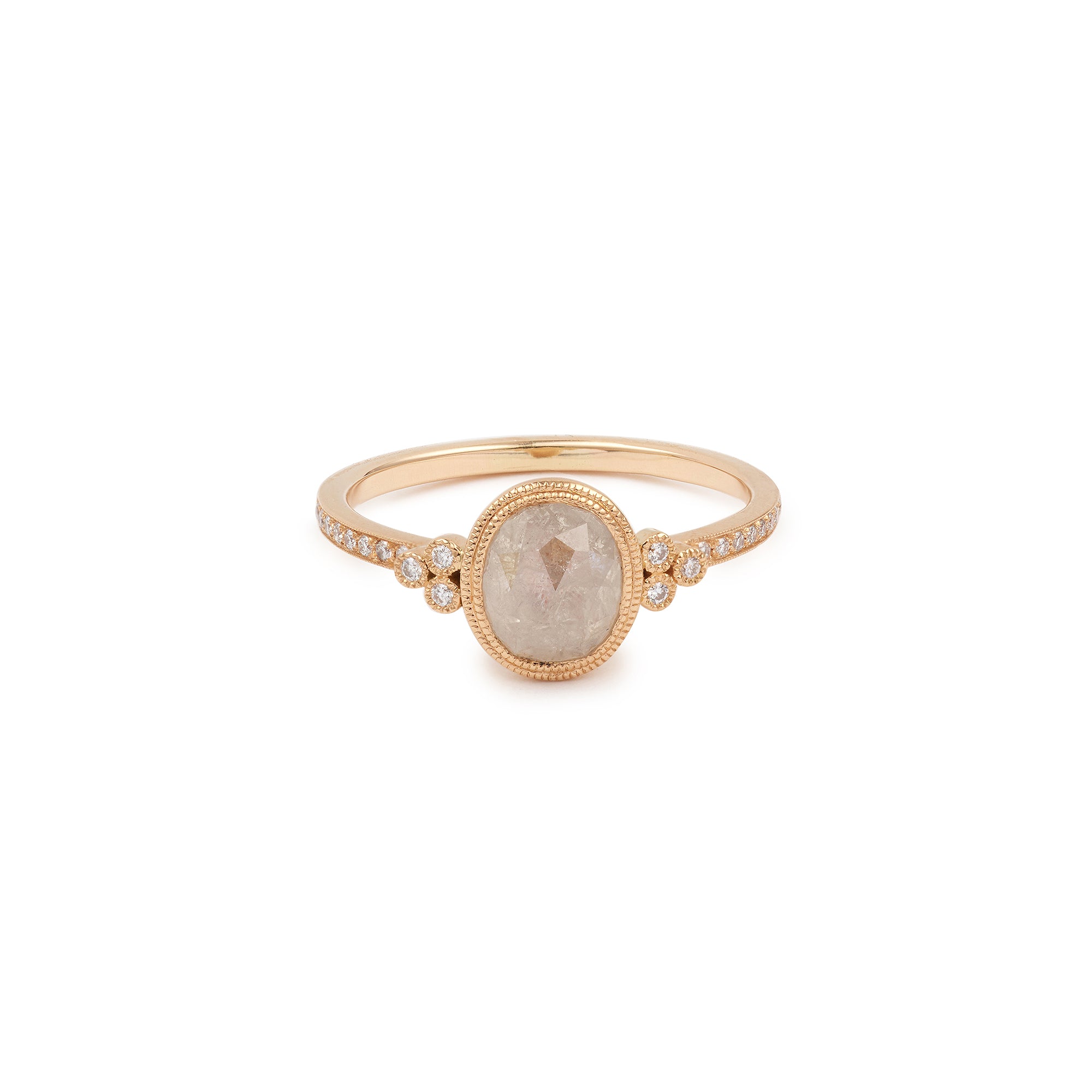 Pièce Unique n°3/2022, Bague Iris Diamant Icy ovale