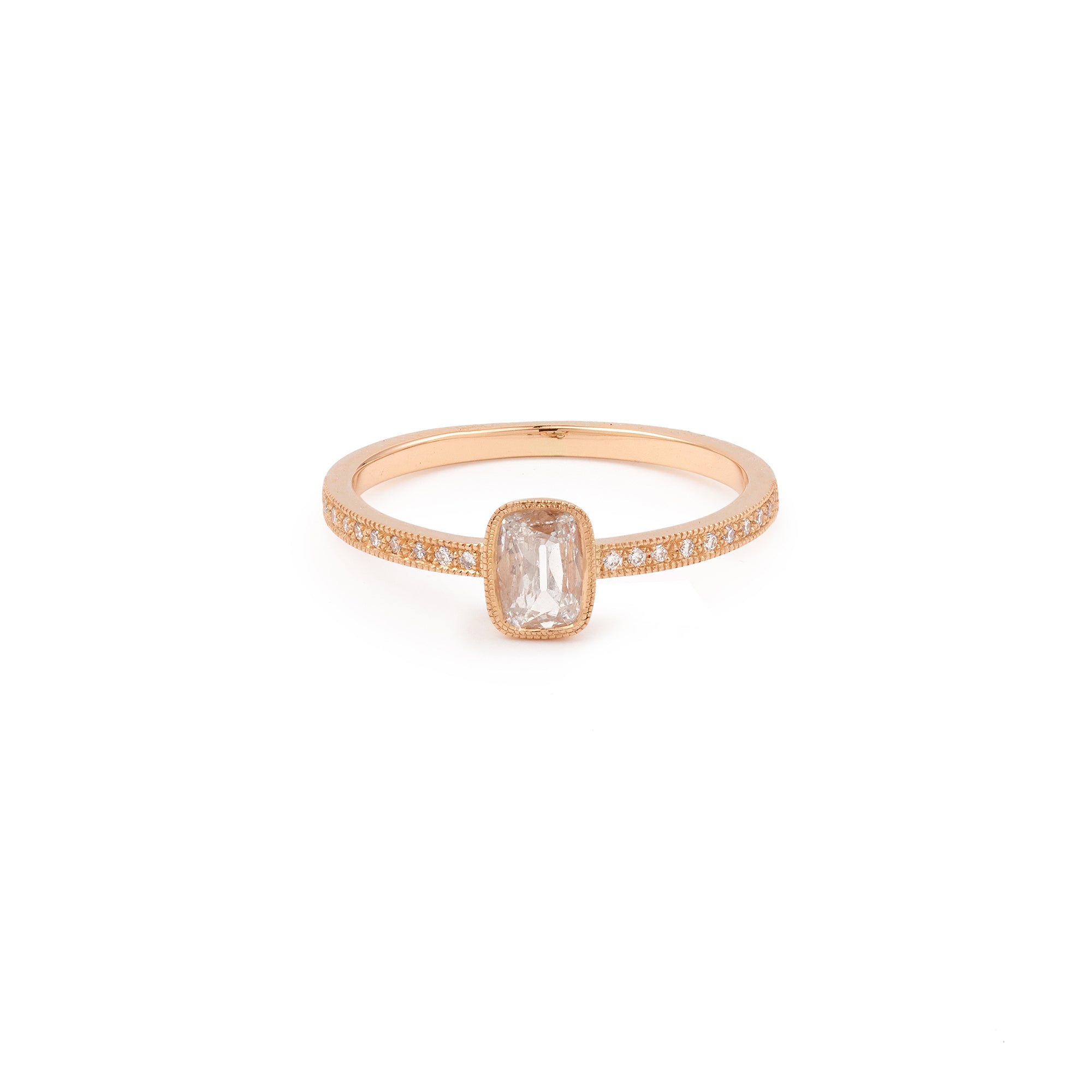 Pièce Unique n°1/2022, Bague Juliette Diamant coussin