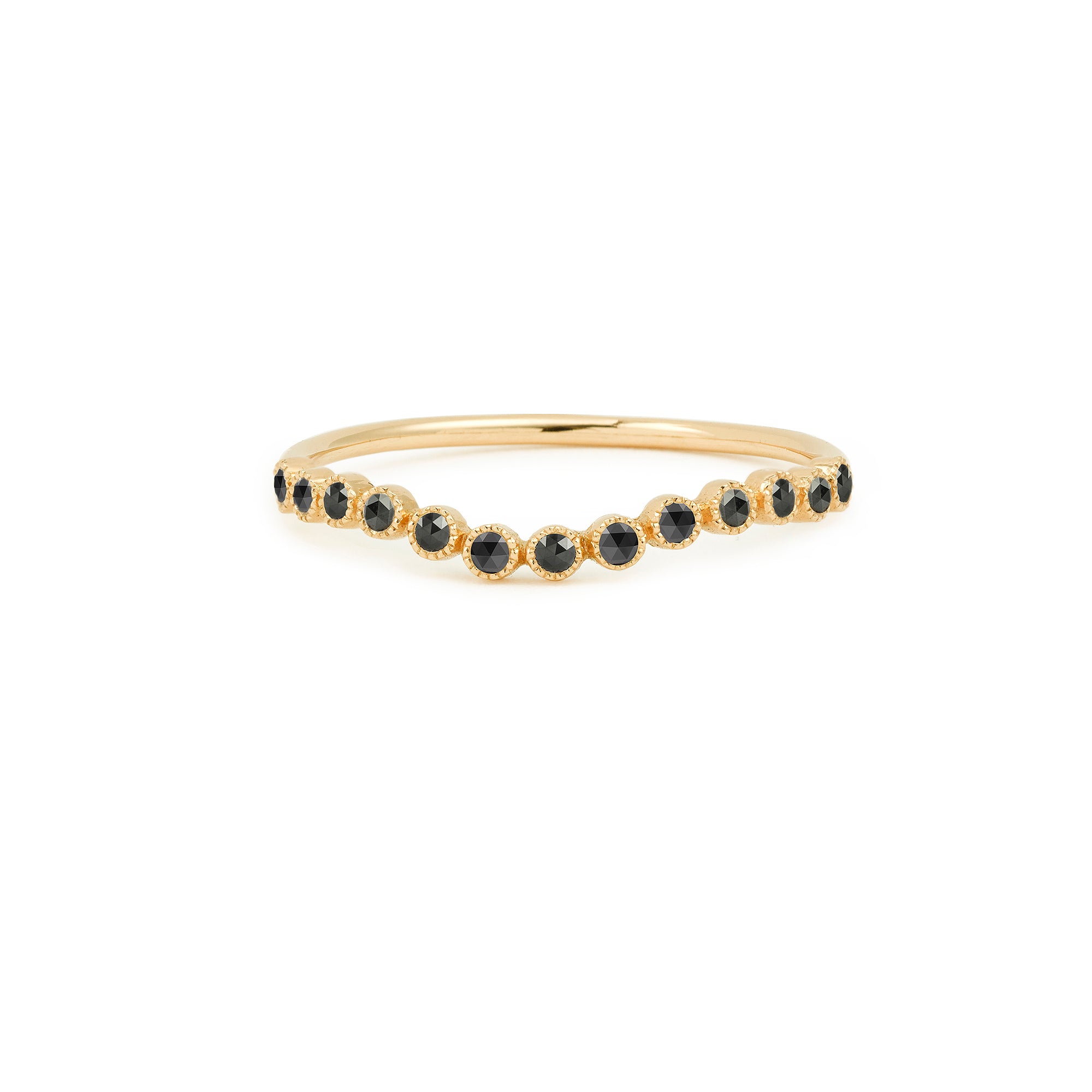 Alliance Céleste Wave Diamants noirs