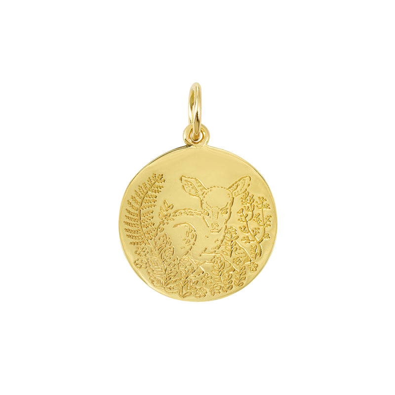 Médaille Faon grand modèle - 1,8cm