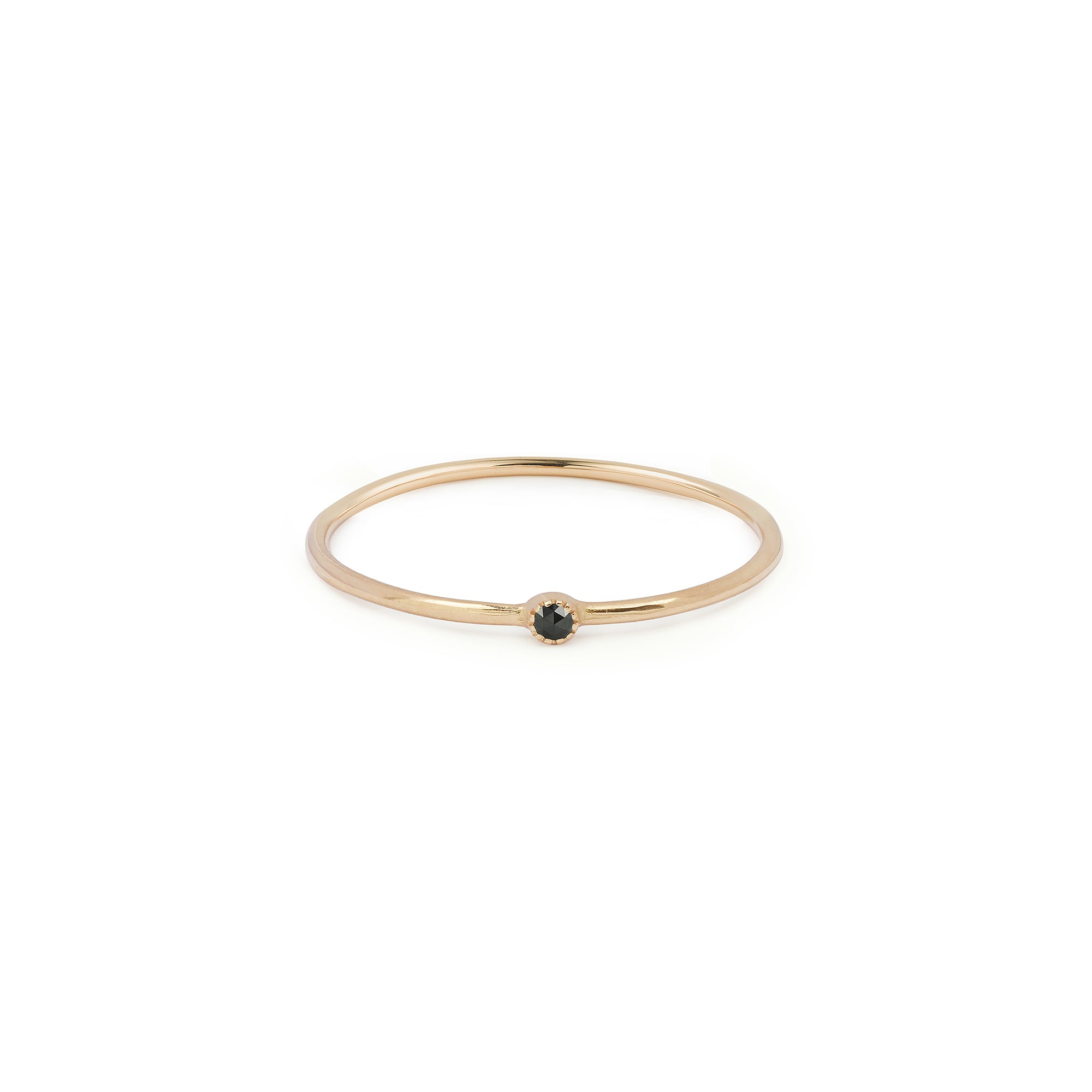 Solitaire Mini Love Ring XS Diamant noir